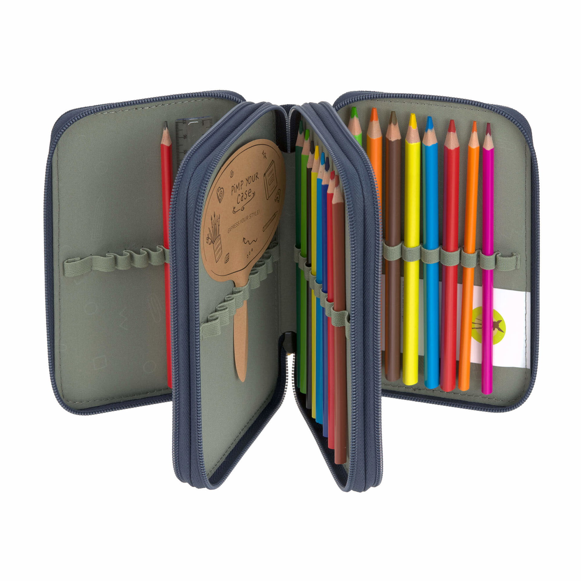 Schulset, Bleistifte, Farbstifte, Kunst-Set, Aufbewahrungstasche