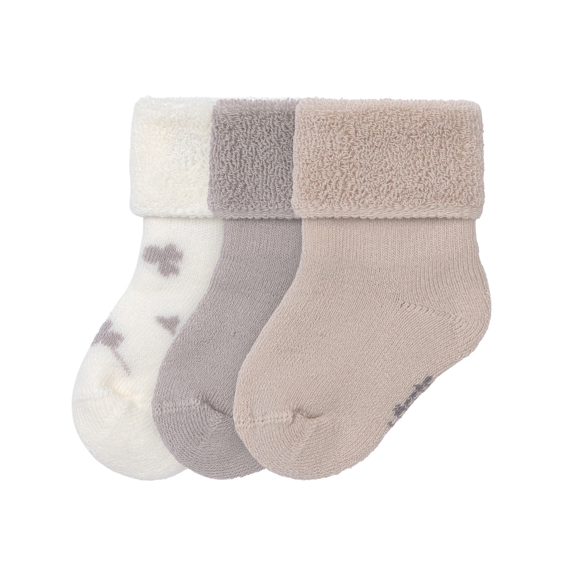 Socken, Baby, Tiermuster?, Beige, Mehrfarbig