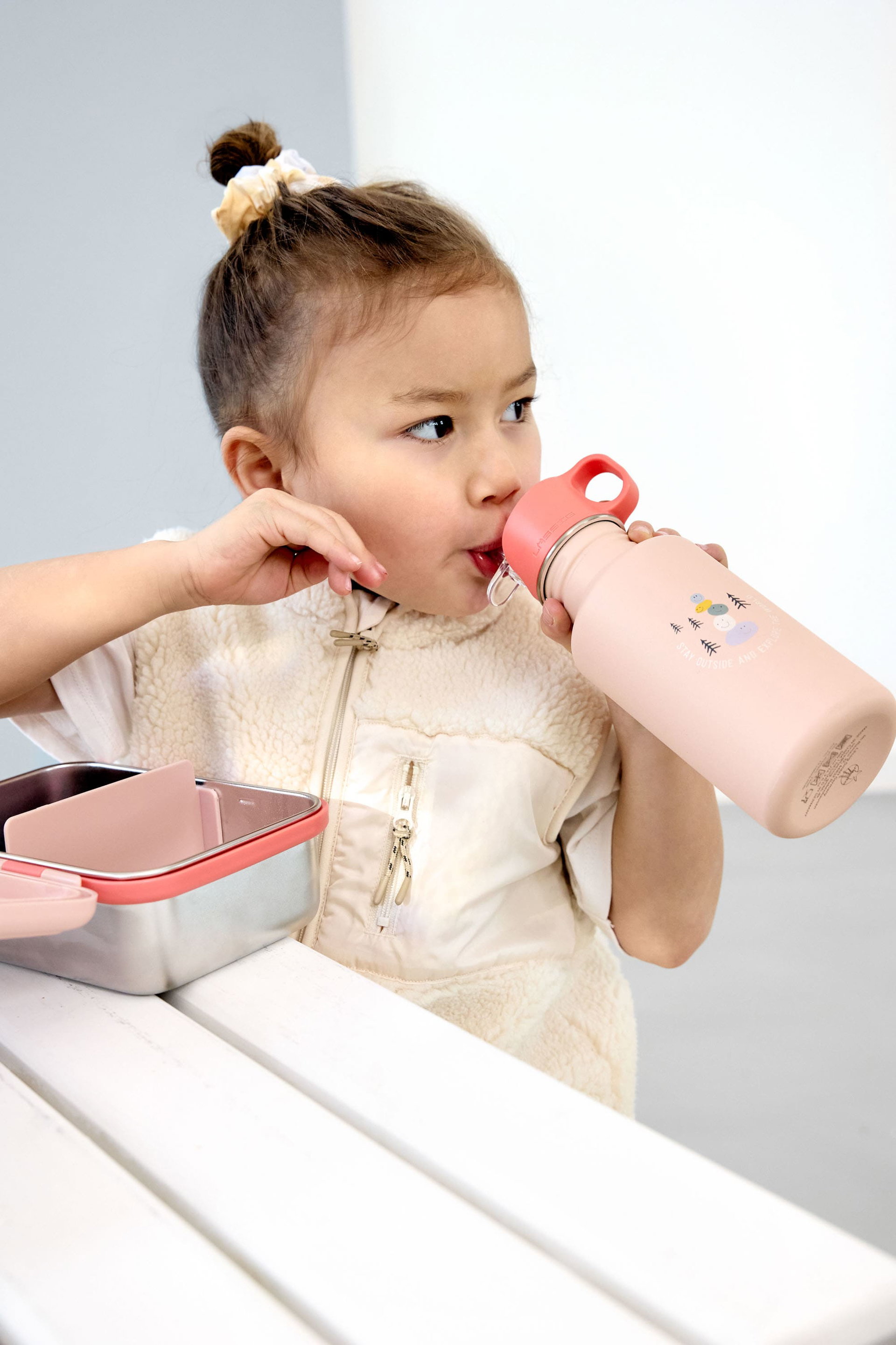 Trinkflasche für Kinder - Edelstahl - Kämpfer