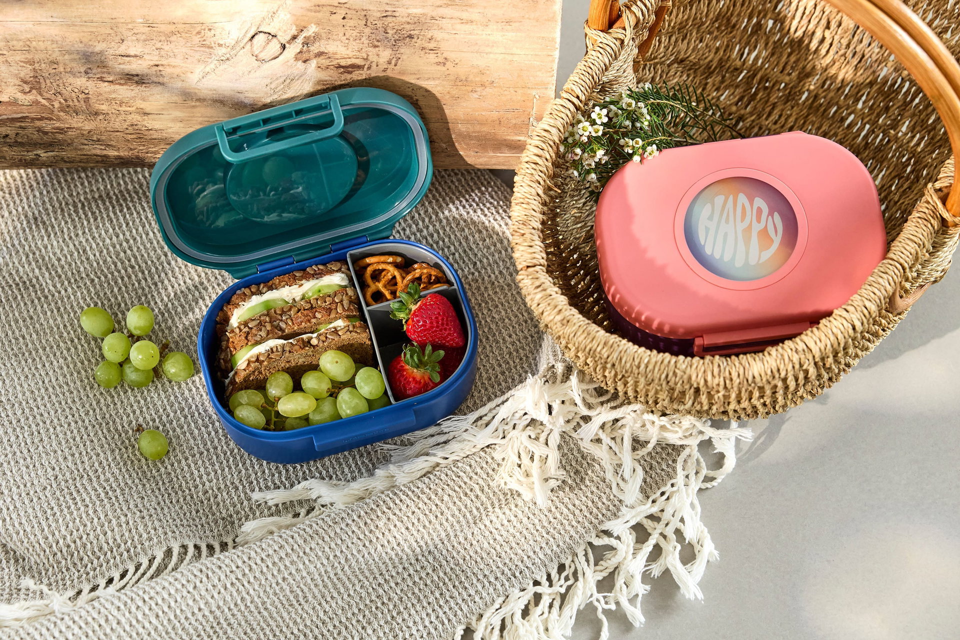 Lustig, Freizeitaktivitäten, Picknick, Picknick-Korb, Tennisball