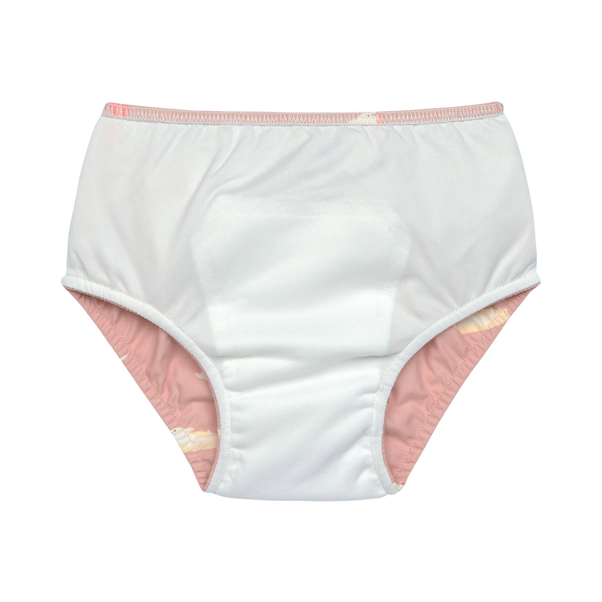 Couche De Bain Réutilisable Swimbubs Pour Bébé - Maillot De Bain étanche Pour Cours De Natation - 12-24 Mois, Motif Dauphin Rose