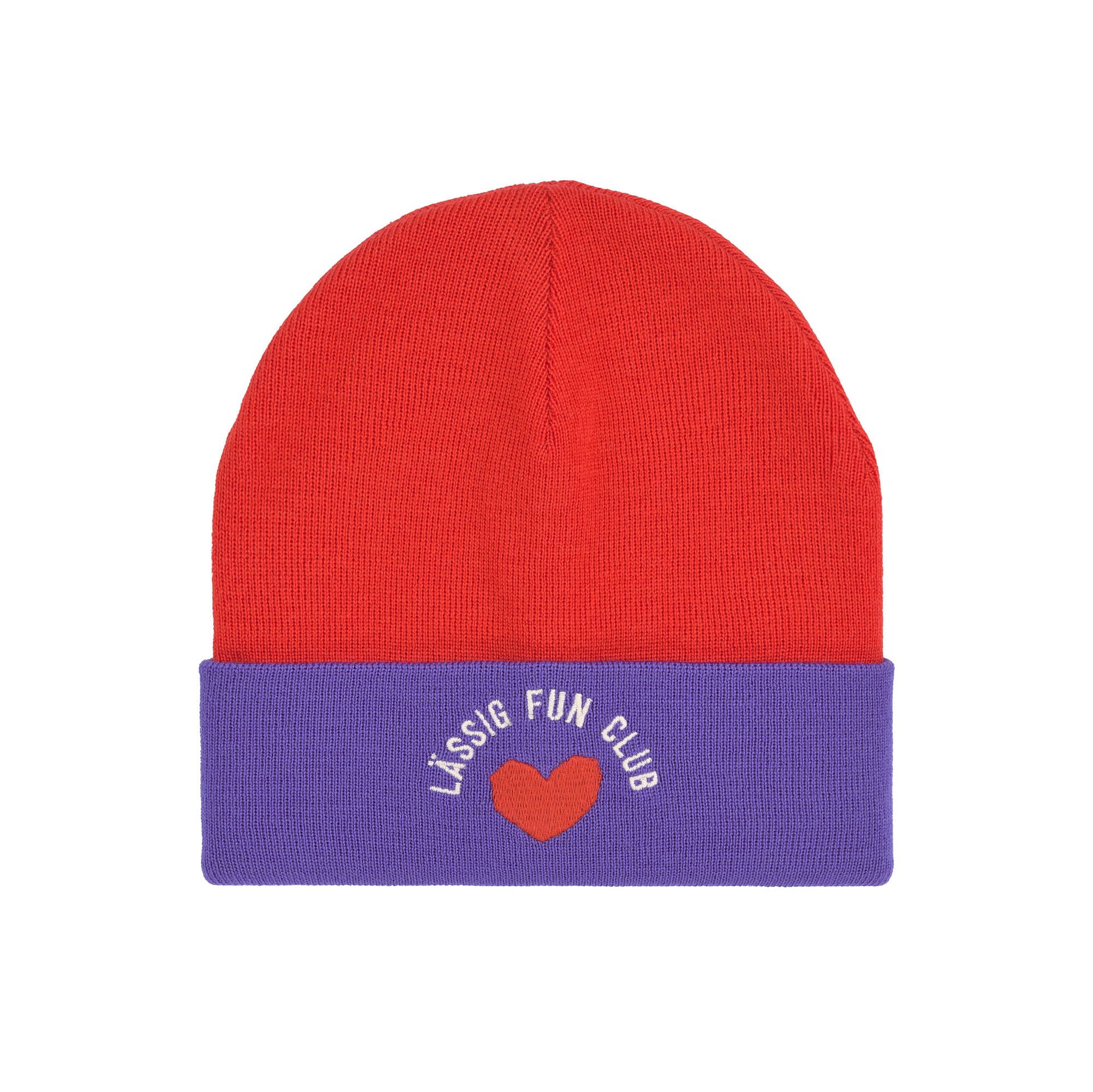 Bonnet enfant – laine mérinos, lilas rouge