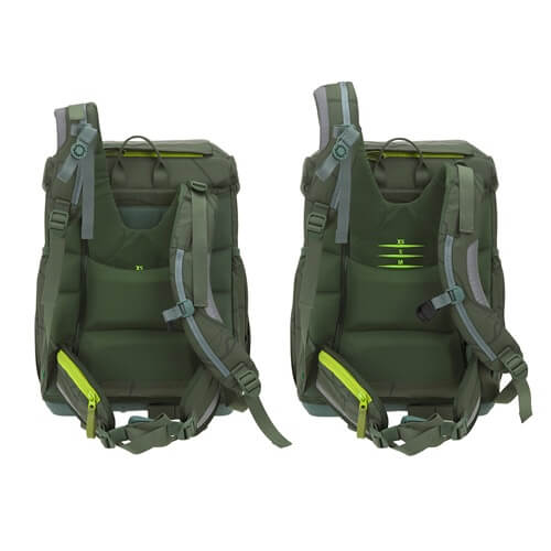 Rucksack, Outdoor, Grün, Gepolstert, Taschen?