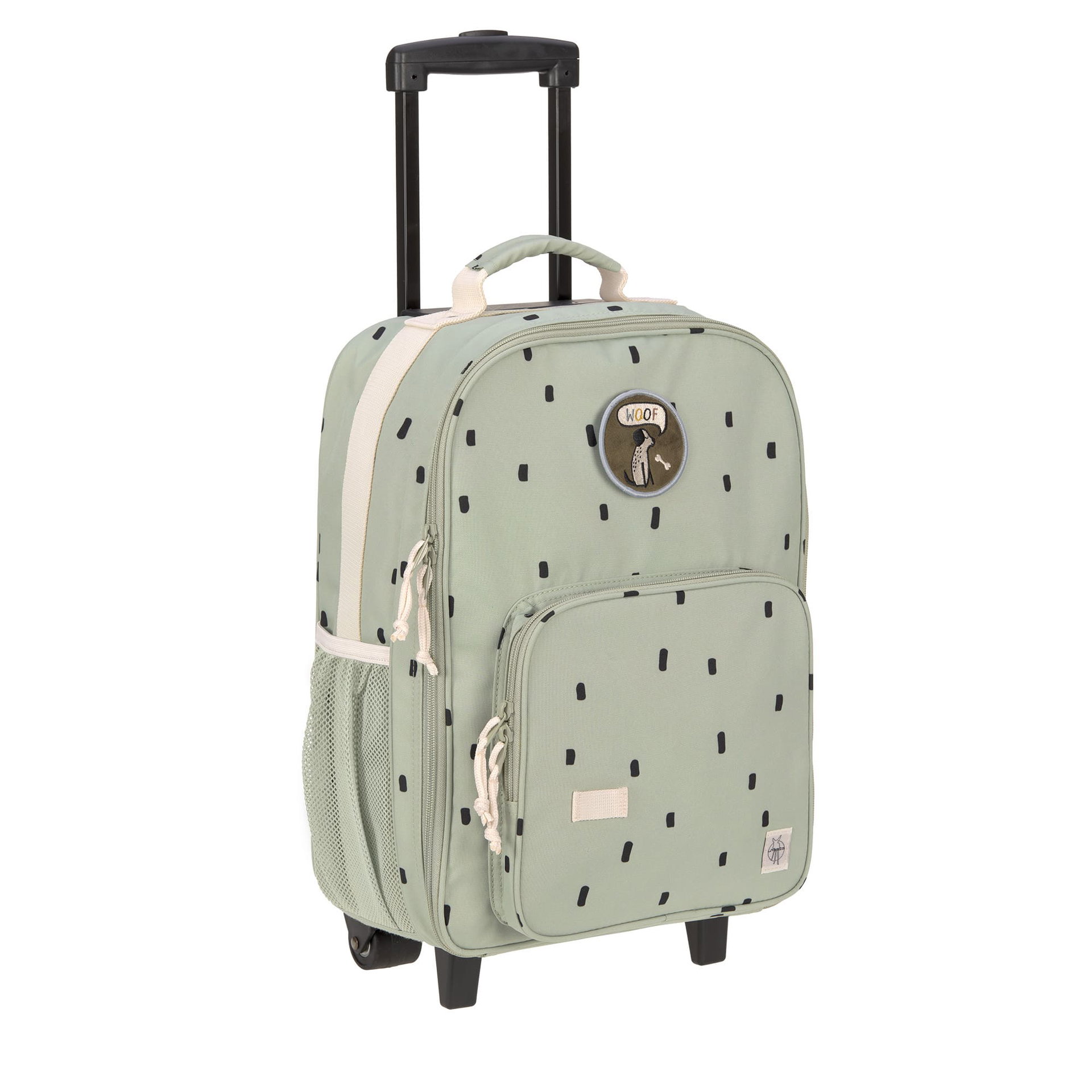 Kinderkoffer - Trolley Happy Prints, Oliv | Lässig