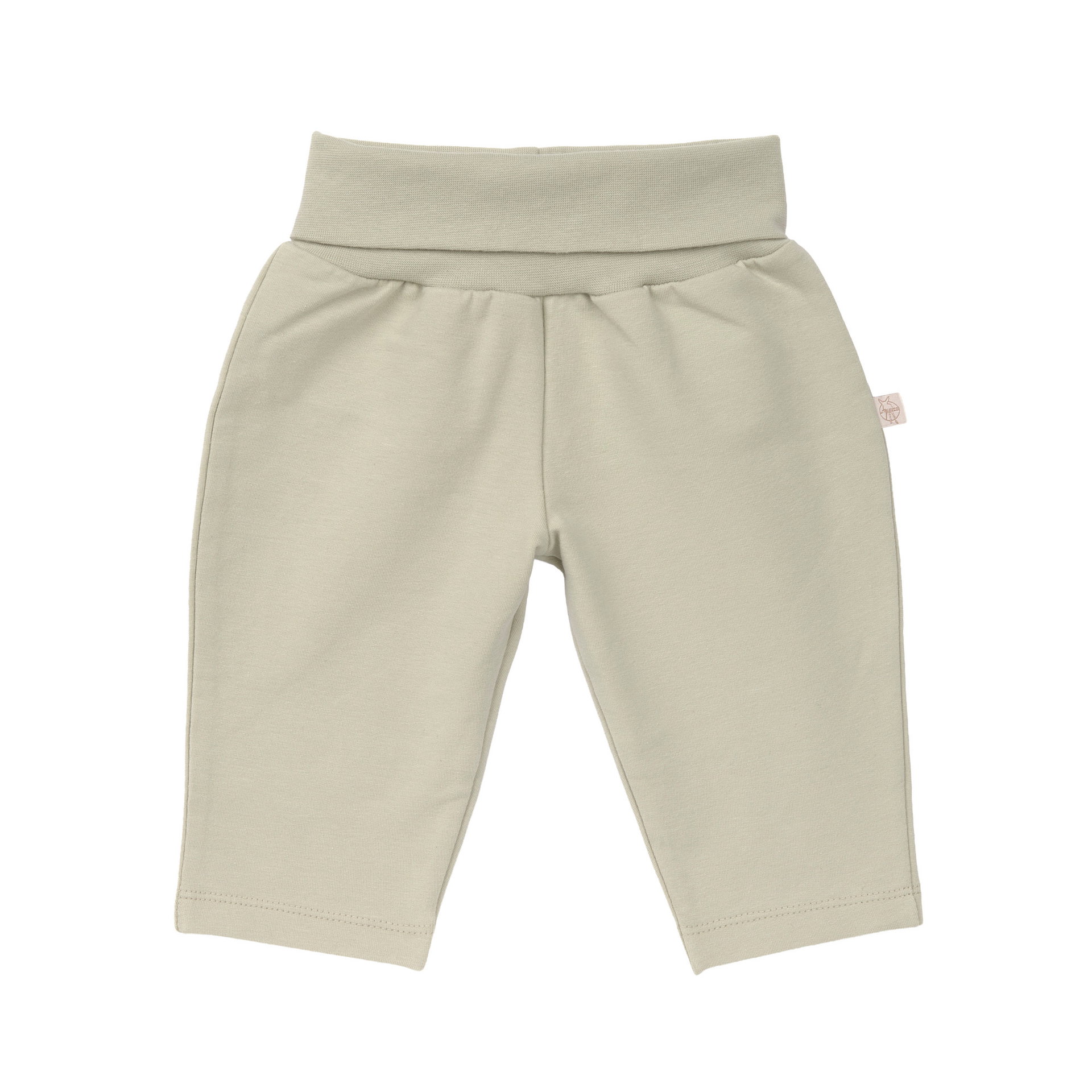 Hose, Beige, Kniebundle, Elastischer Bund, Kurz