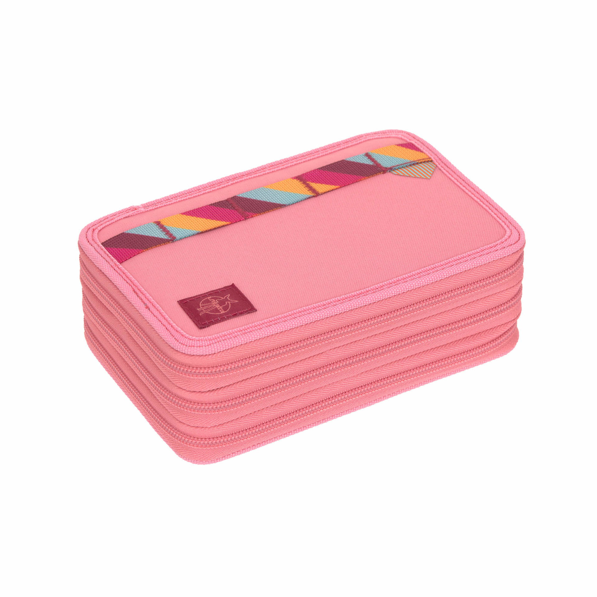 etui, Schlamper, rosa, Zweckfächern, Reißverschluss