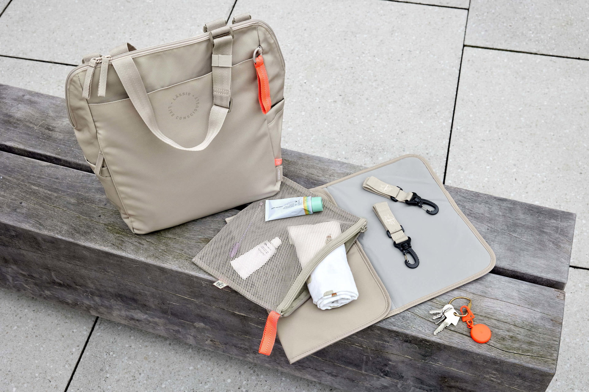 Wickelrucksack - Conversion Backpack, Beige