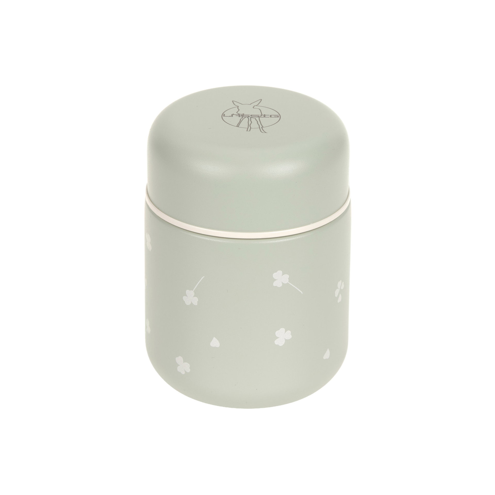 thermos, Lunchbox, stahlbehälter, helles grün, blumendesign