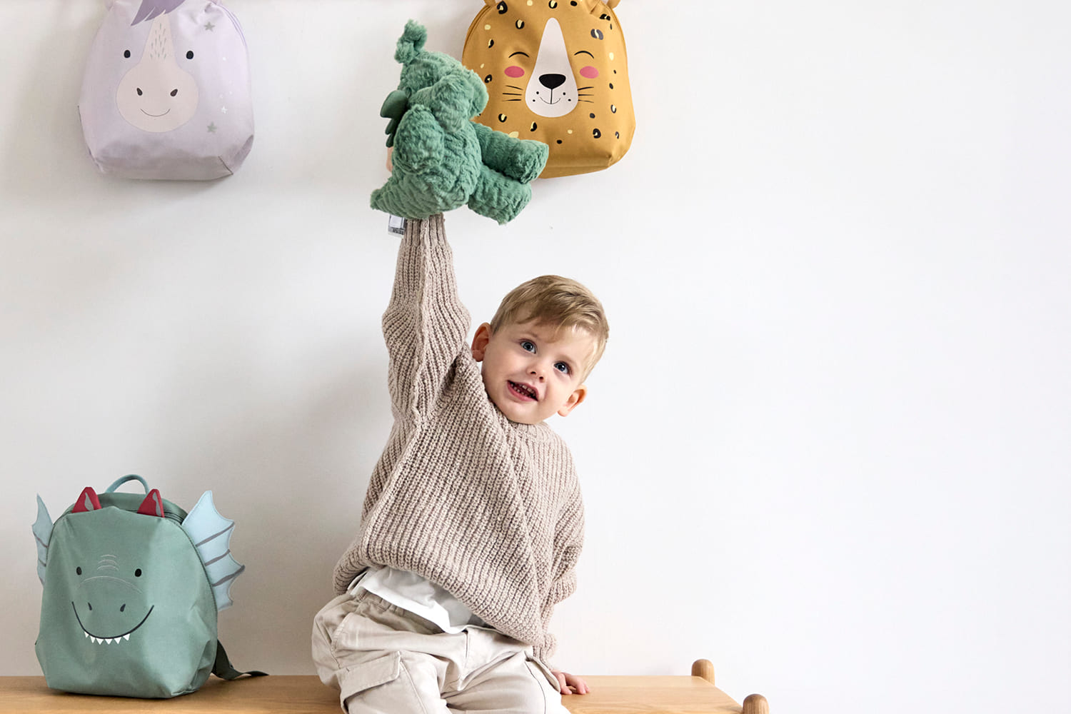 Kinder, Kuscheltier, Spielzeug, Rucksack, Plüschtier