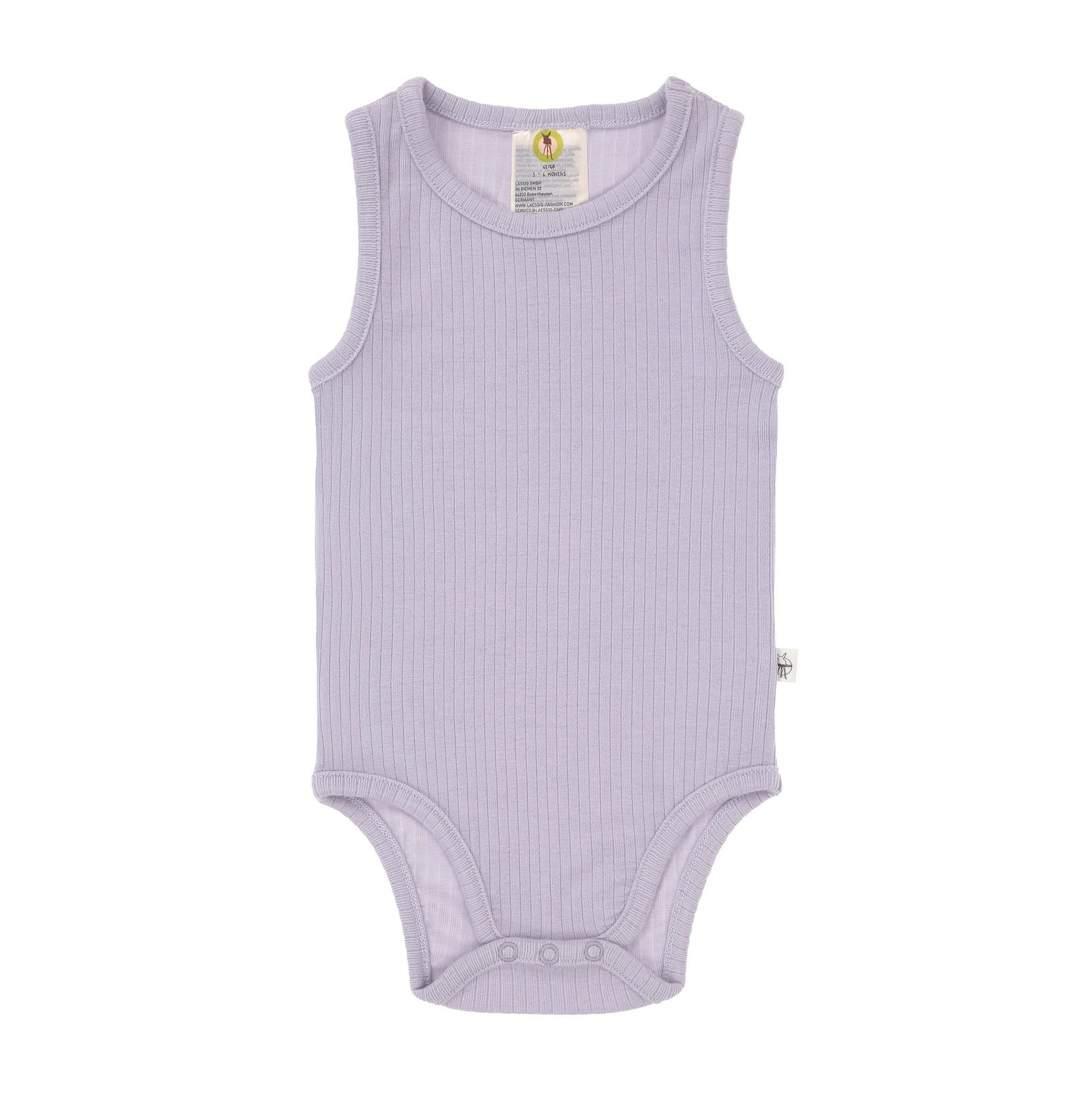Bild 1 PreOrder 2026 - Sleeveless Body with TENCEL™ Lyocell  Ribbed pastel lilac, Bekleidung, Unterhemd, Weste, Bekleidung, Unterhemd