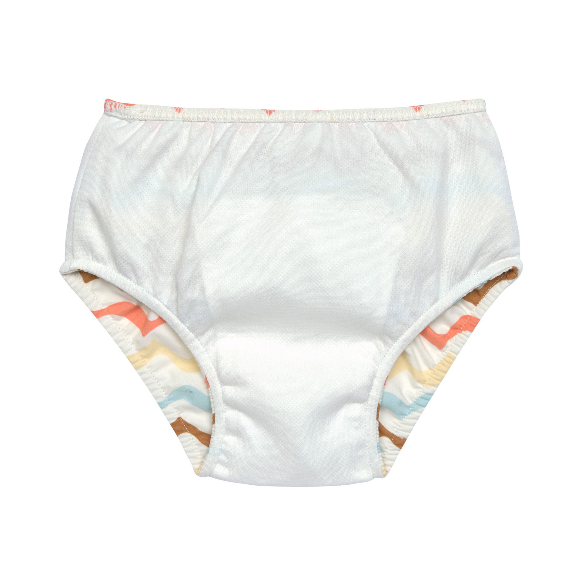 Bild 2 Schwimmwindel Baby - Wellen, Weiß