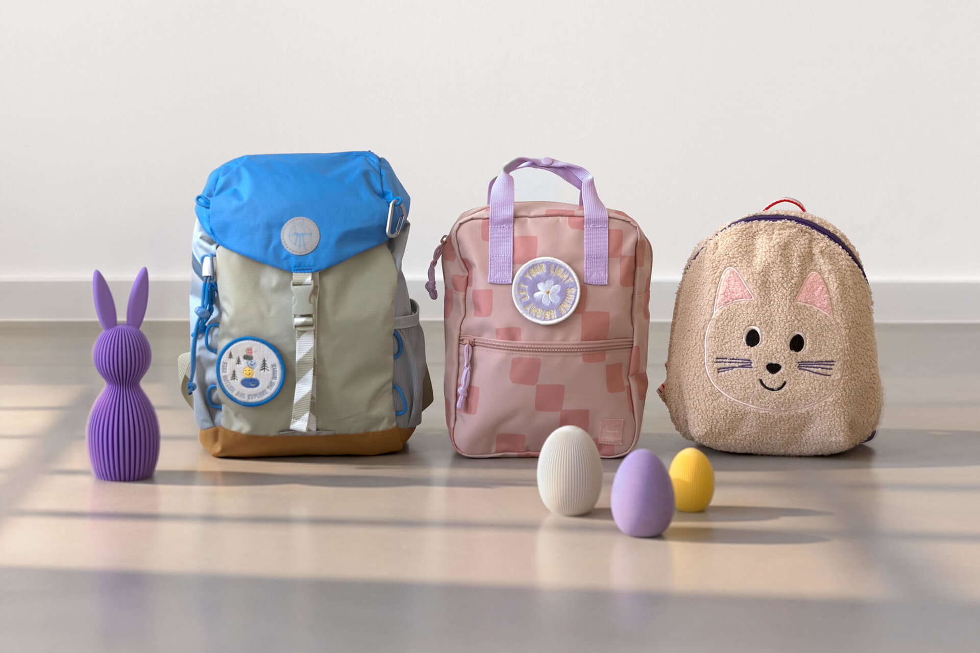 Rucksack, Kinder, Schulranzen, Rucksack blau, Katzentasche