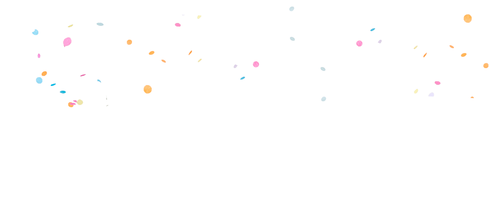 Konfetti, Kleines Geschenk, Farbig, Feierabend, Zusatzartikel