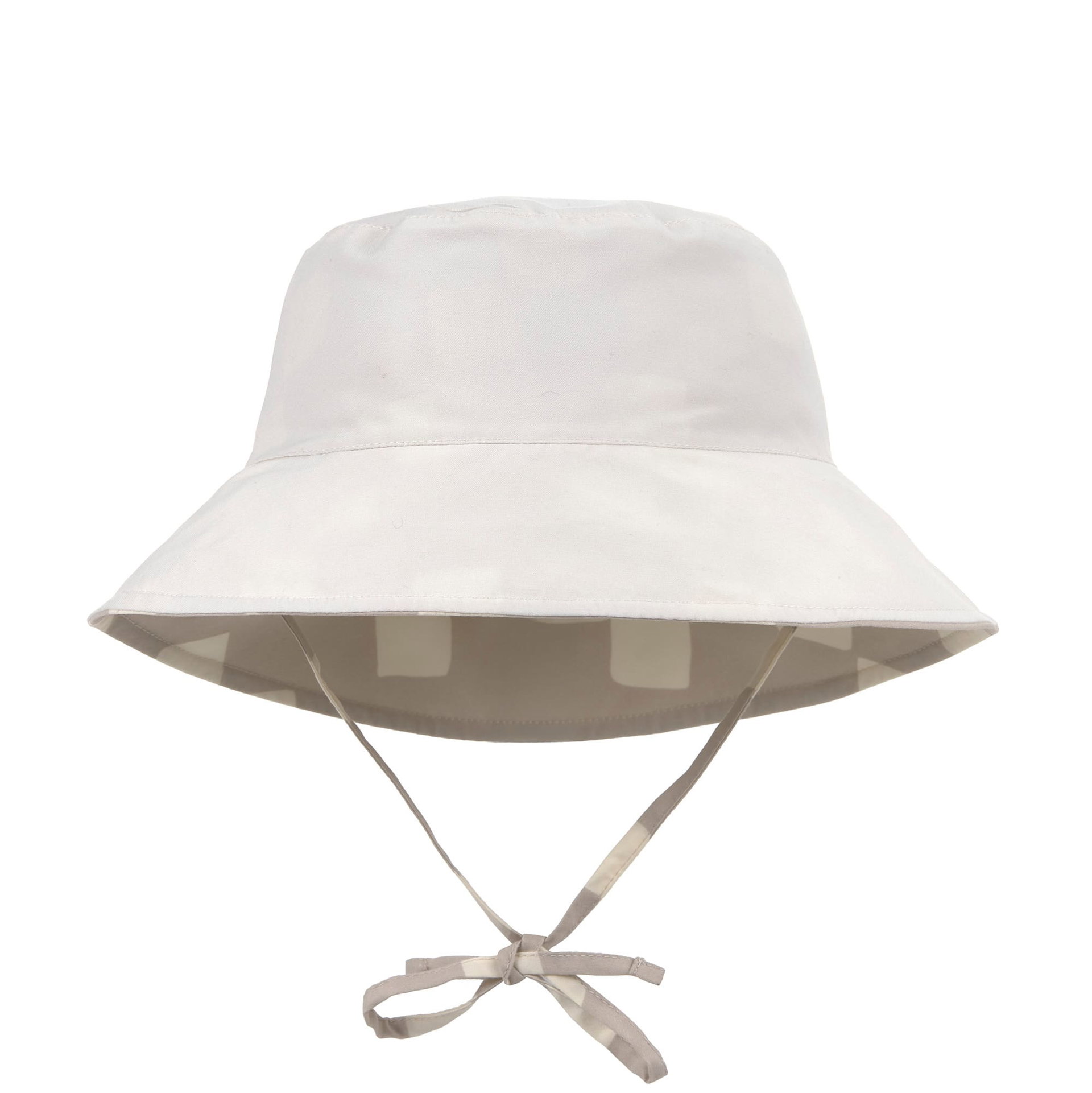 Hut, Bucket hat, Band, Kinnband, Beige