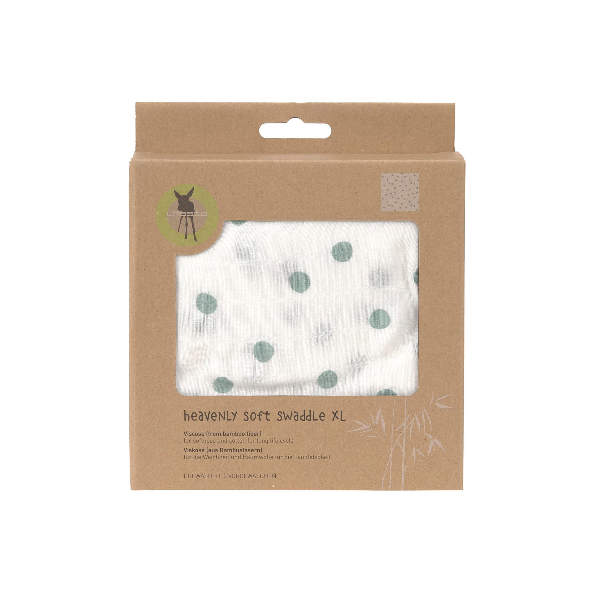 Lange divinement doux XL - Tiny Team, vert pâle