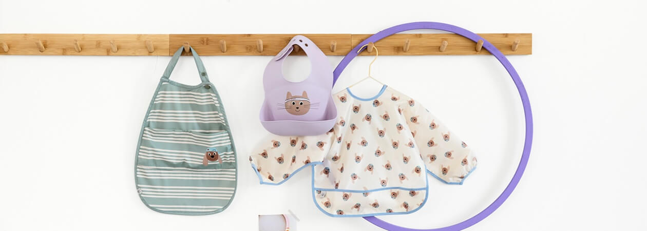 Kinderbib, Babynahrungs-Set, Schwarz, Zubehör, Kapuzen-Baby-Top