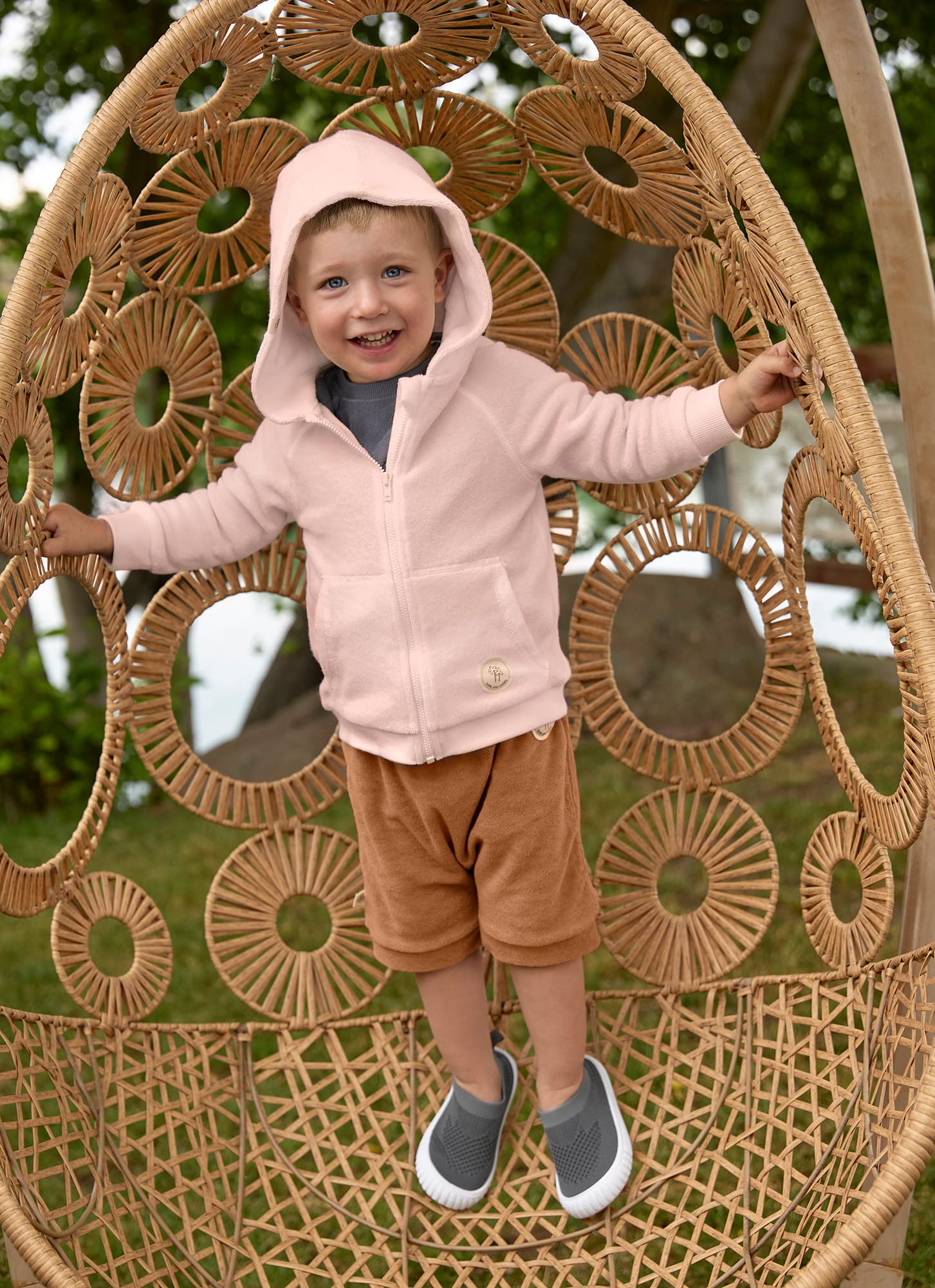 Bild 3 Frottee Shorts Kinder, Karamell
