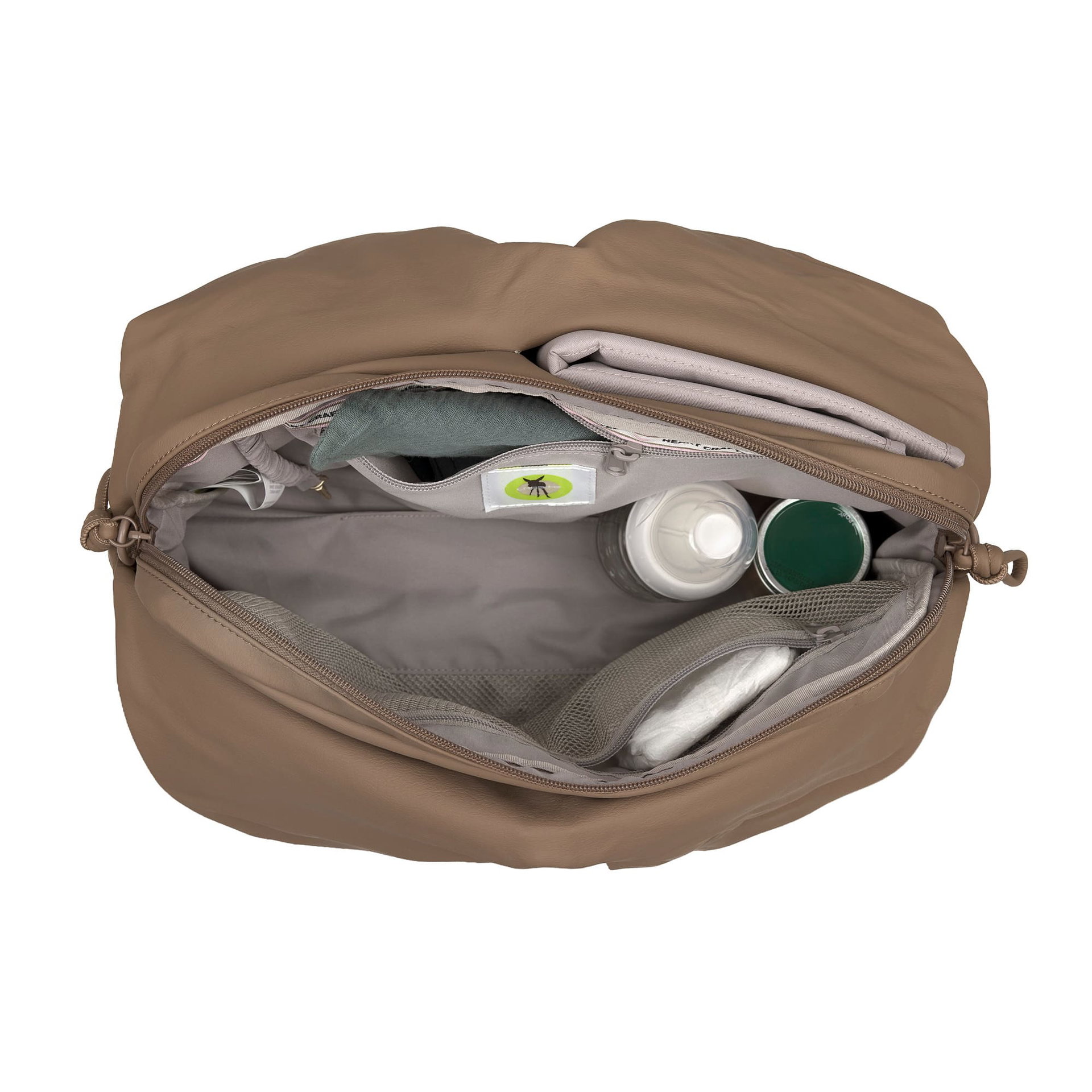 Tasche, Umhängetasche, Reißverschluss, Innenraum, Netzseitentasche