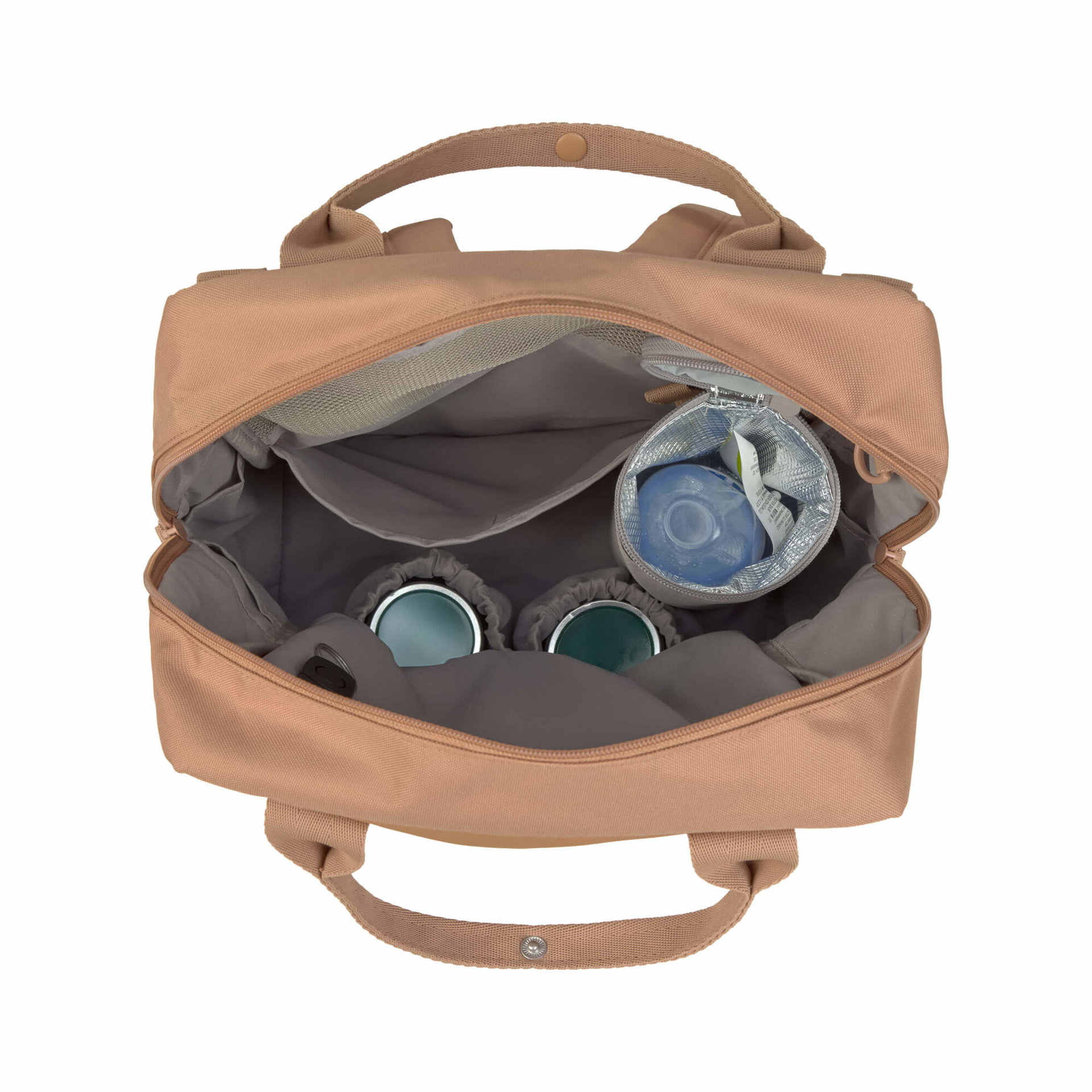 Sac à dos à langer - Vividal, amande