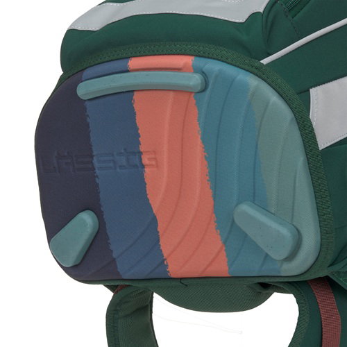 Rucksack, Rucksack, Fronttasche, Farbblöcke, Schultergurte