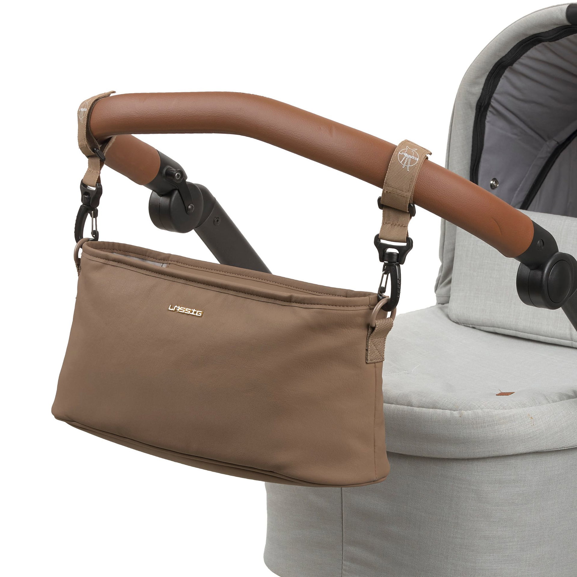 Kinderwagen Organizer, Braun | Lssig