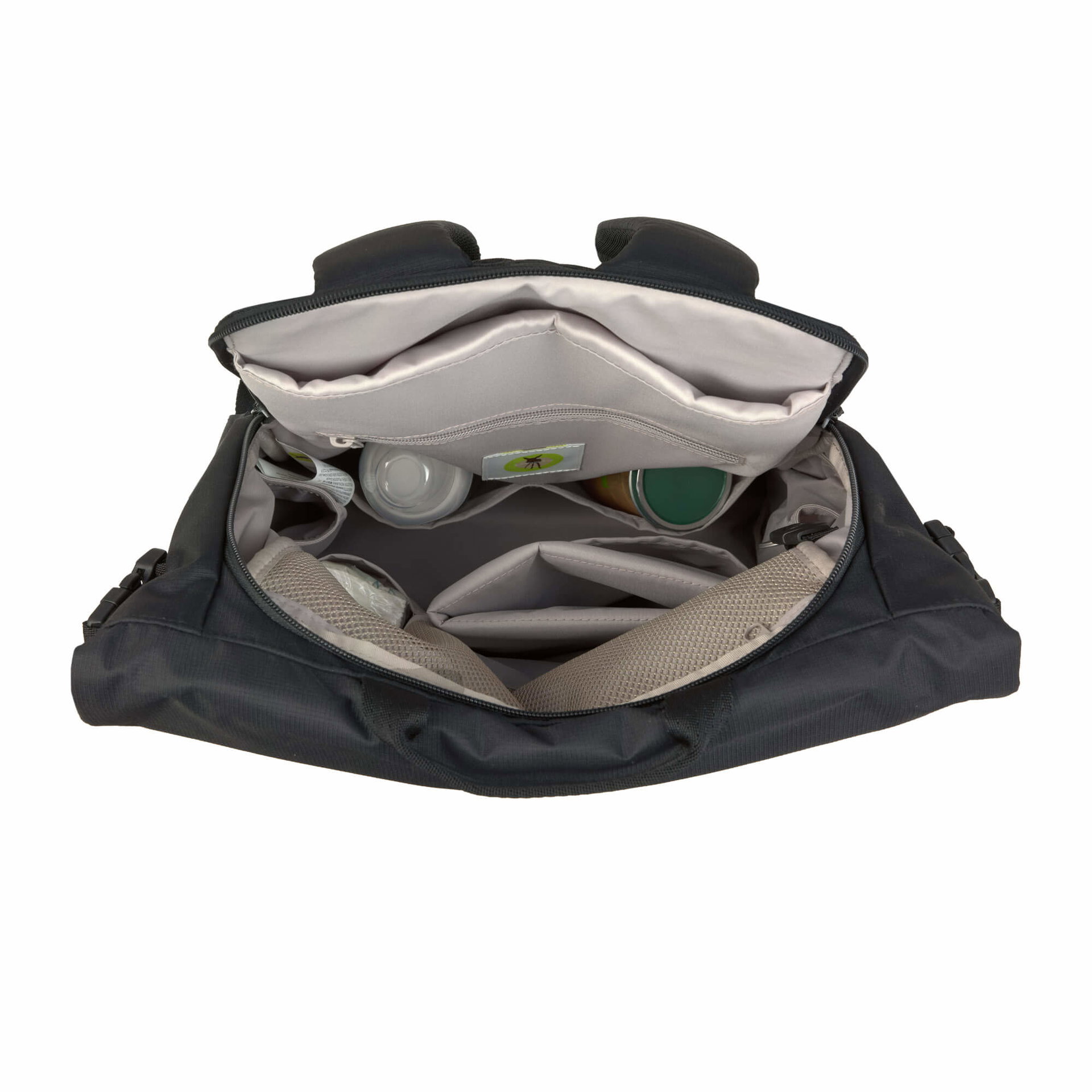 Lässg Verzorgngstas - Rolltop Rugzak - Green Label - Antracet - Nu
