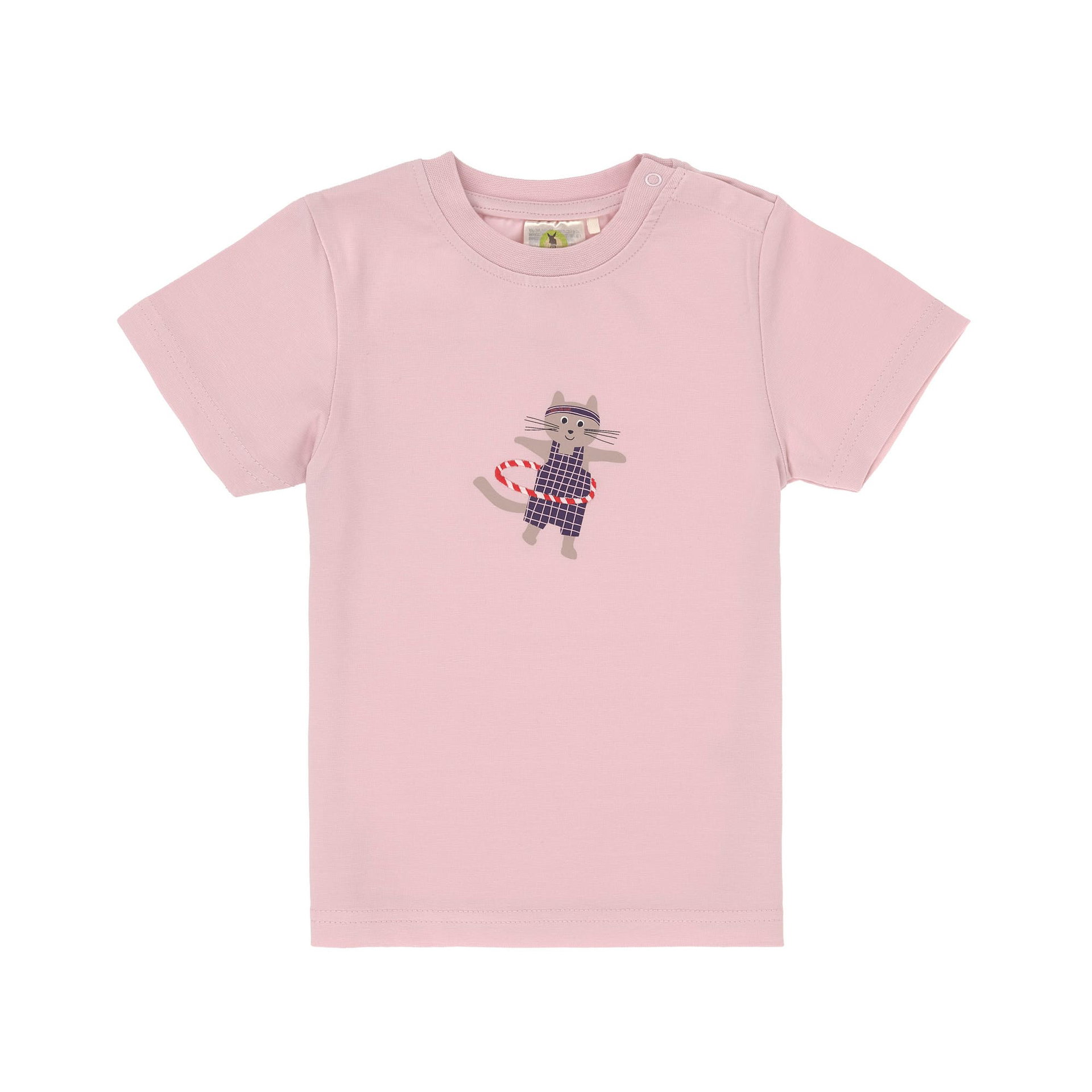 Bild 1 PreOrder 2026 - T-Shirt Jersey GOTS Cat cloud pink, Bekleidung, T-shirt, Hemd, Bekleidung, T-shirt, Bekleidung, T-shirt