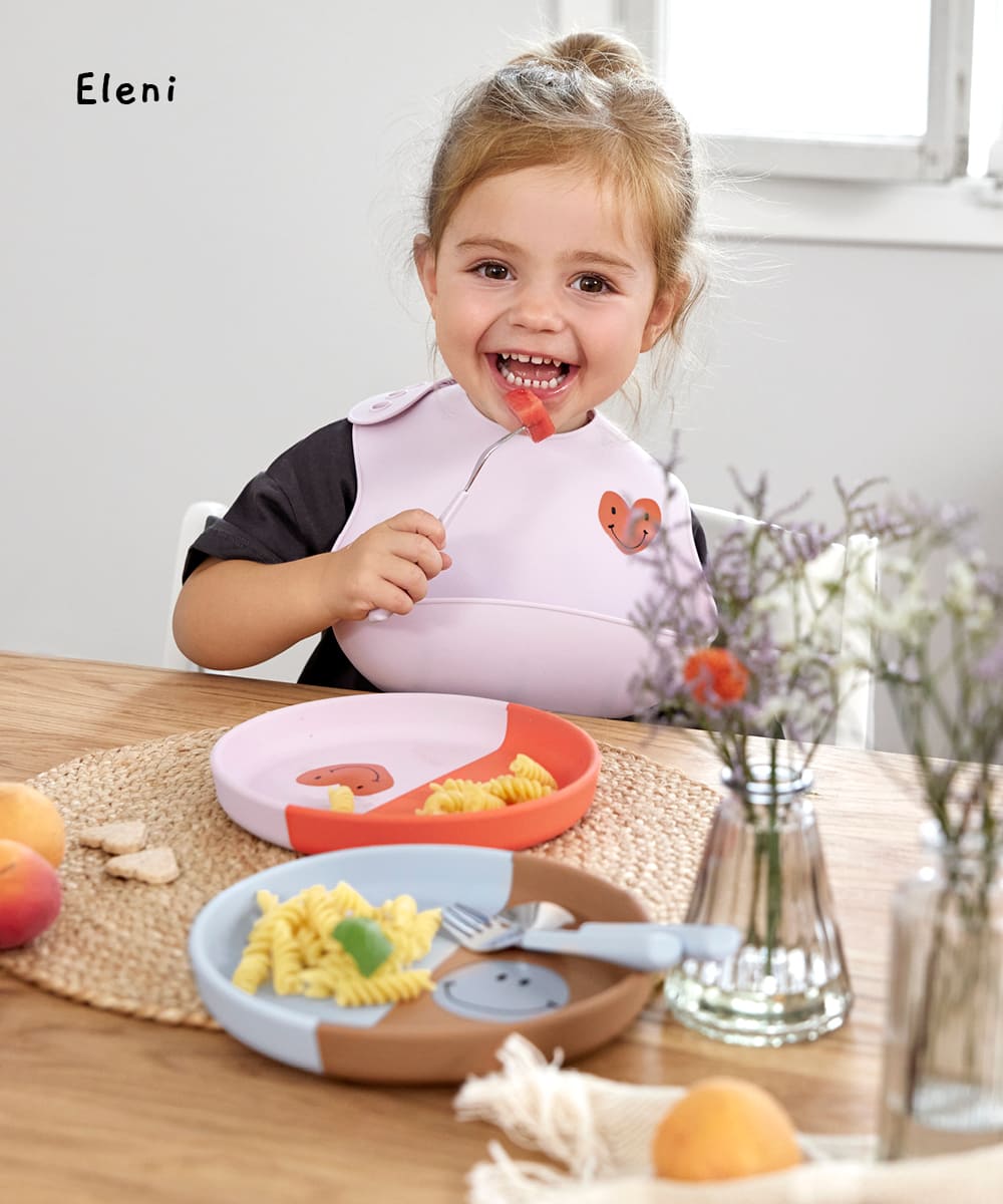 Kinder, Löffel, Geschirrset, Püppchen, Mahlzeit