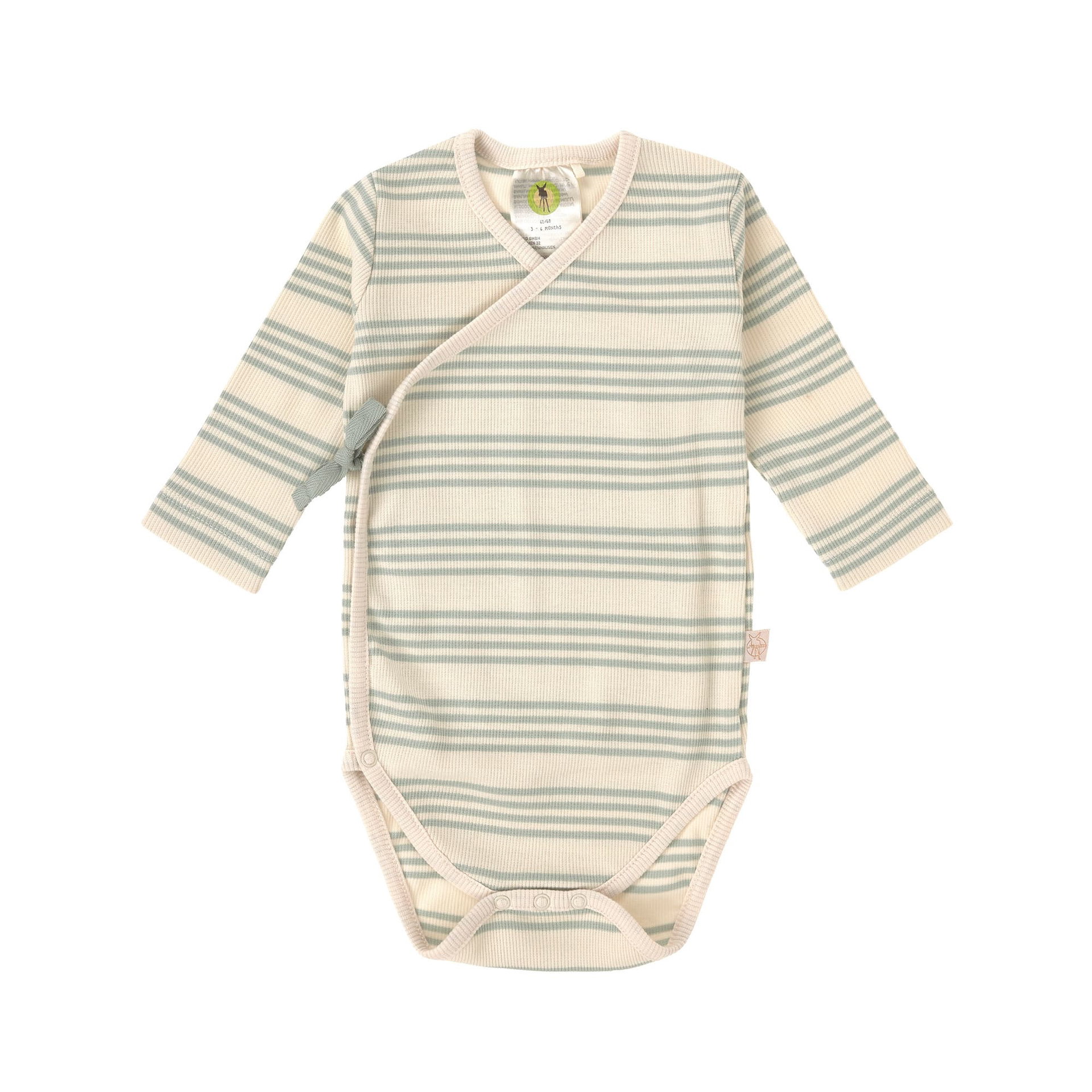 Bild 1 PreOrder 2026 - Long Sleeve Body Ribbed GOTS  Striped granite green, Zubehor, Formelle Kleidung, Krawatte, Modisch, Kleidung, Robe, T-shirt, Modisch, Kleidung, Robe