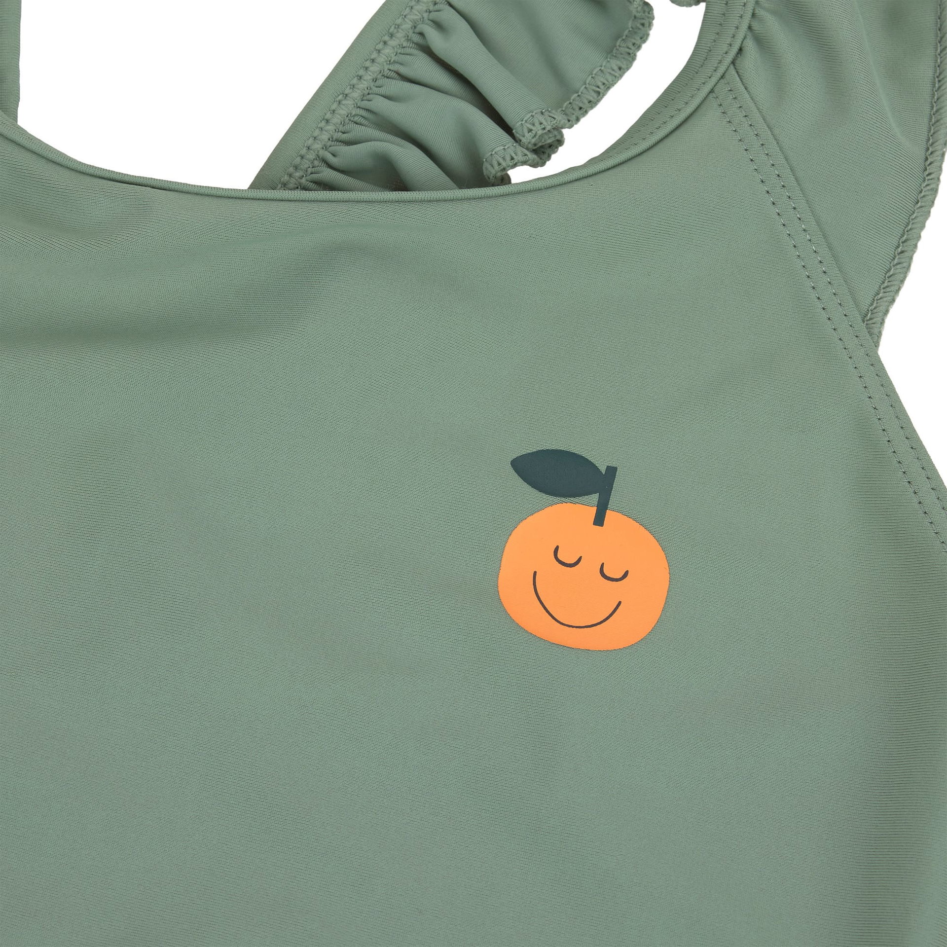 Badeanzug Kinder - Orange, Grün