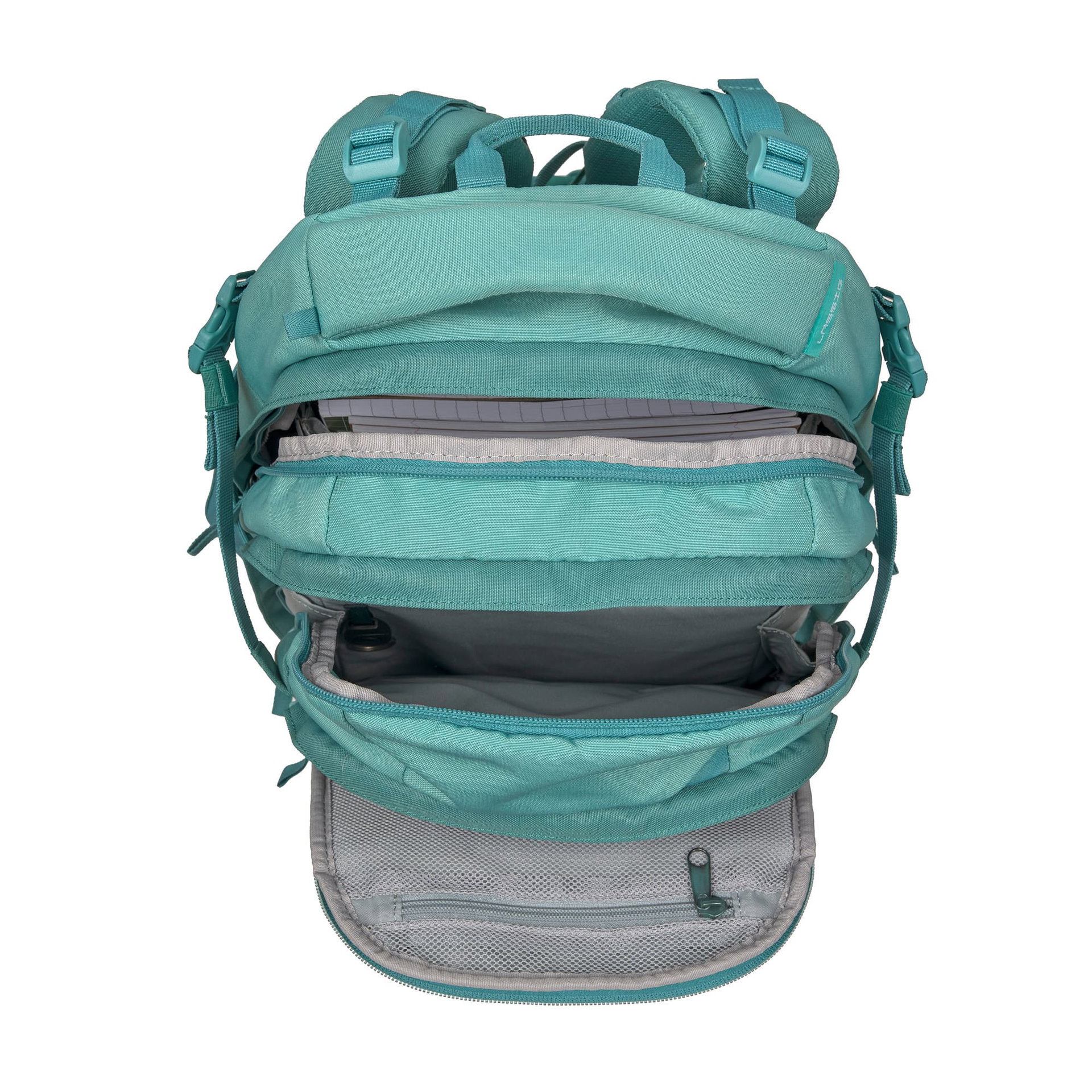 Rucksack, Tasche, Backpack, Teal, Hauptfach