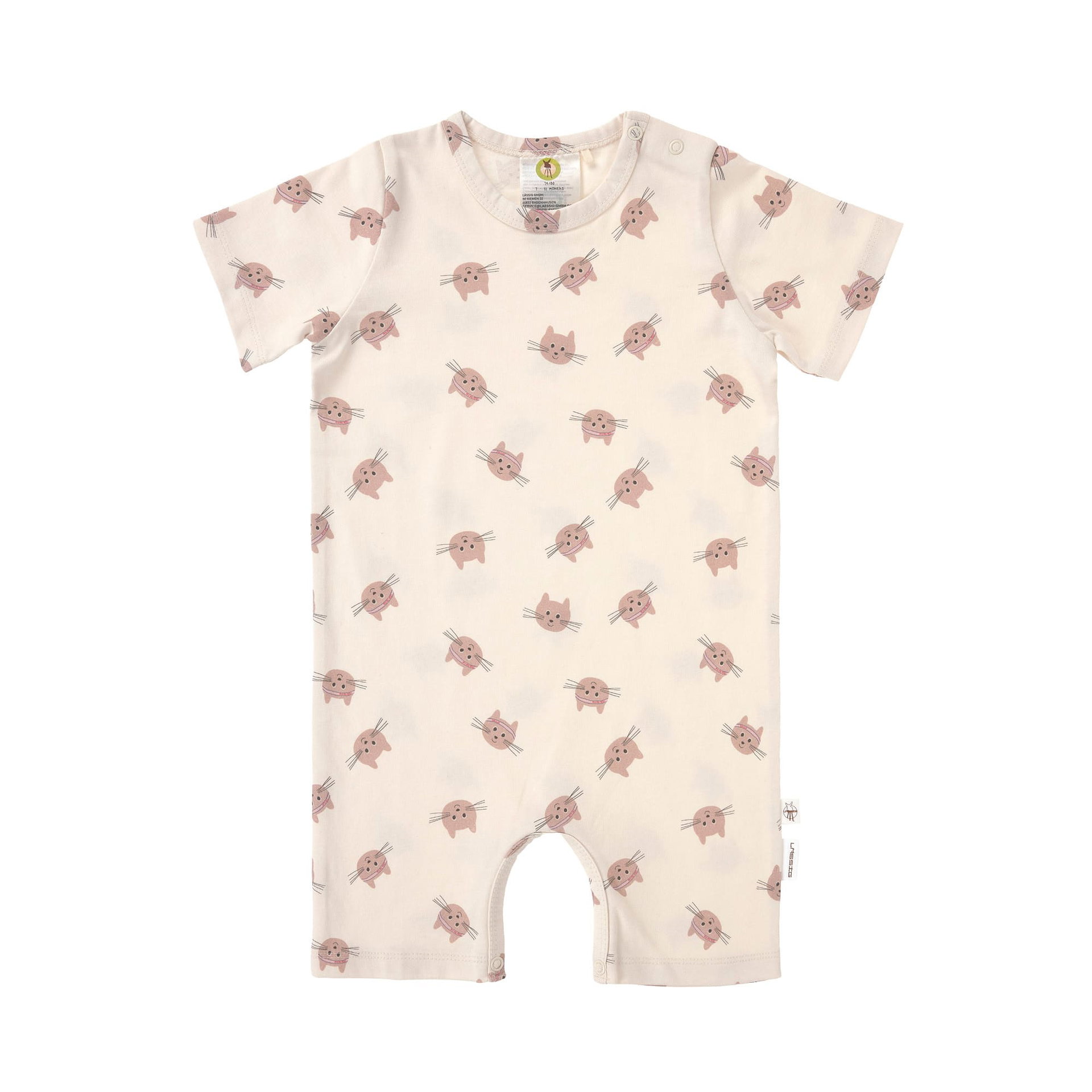 Bild 1 PreOrder 2026 - Playsuit GOTS Cat nature, Bekleidung, Unterhemd, T-shirt, Bekleidung, T-shirt, Hemd