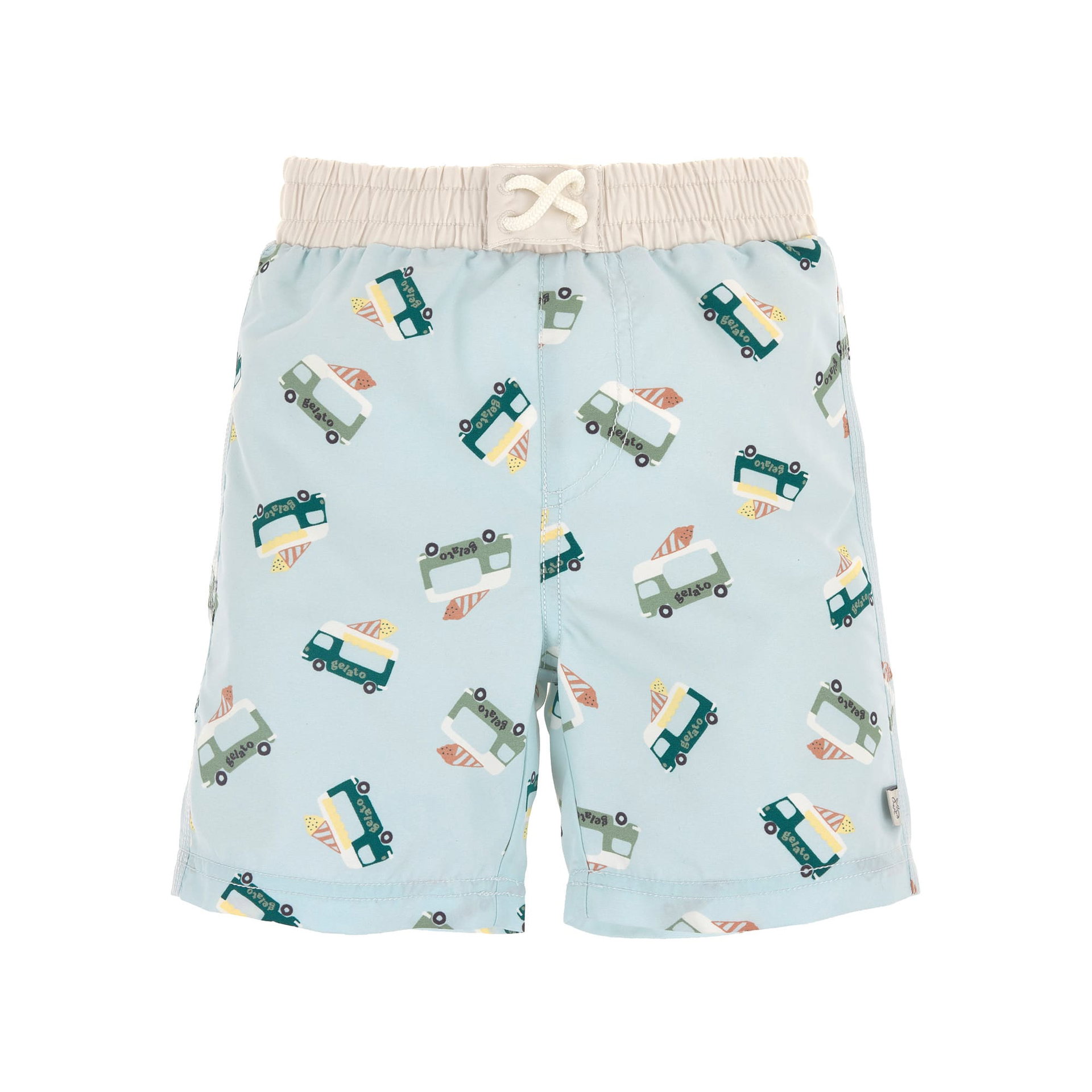 Bild 1 PreOrder 2026 -  Board Shorts Ice Cream Truck  illusion blue, Windel, Kleidung, Badehose, Windel, Kleidung, Badehose