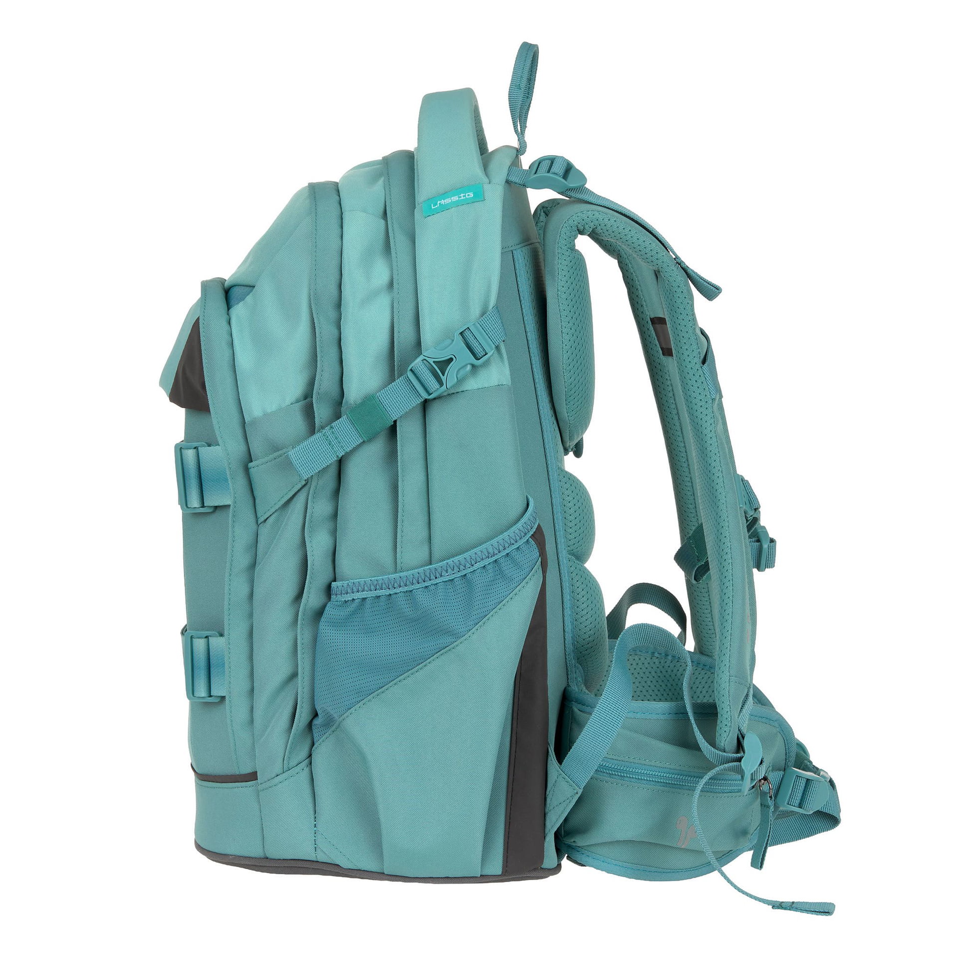 Rucksack, Schulrucksack, Gepolstertegurte, Seitentasche, Mesh-Taschen