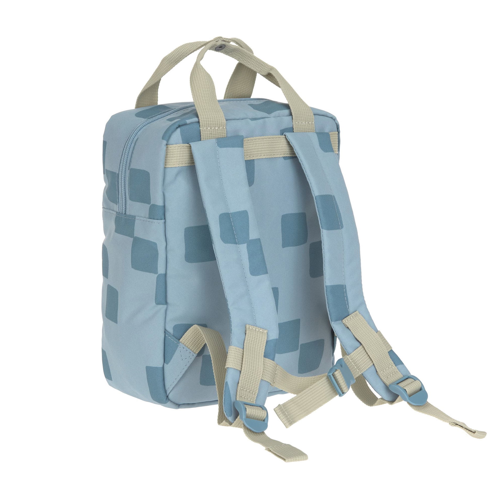 Bild 2 Kindergartenrucksack Square - Pattern Party, Blau, Tasche, Rucksack