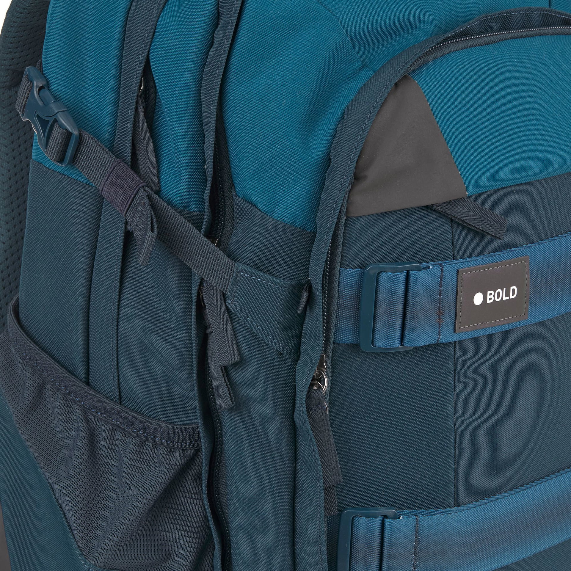 Rucksack, Rucksack, Schulterriemen, Reißverschluss-Tasche, Seitliche Netztasche