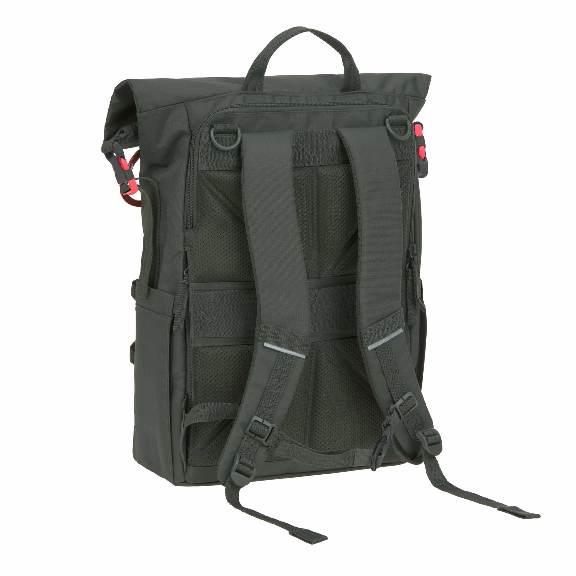 Sac à dos à langer - Outdoor Rolltop, vert foncé