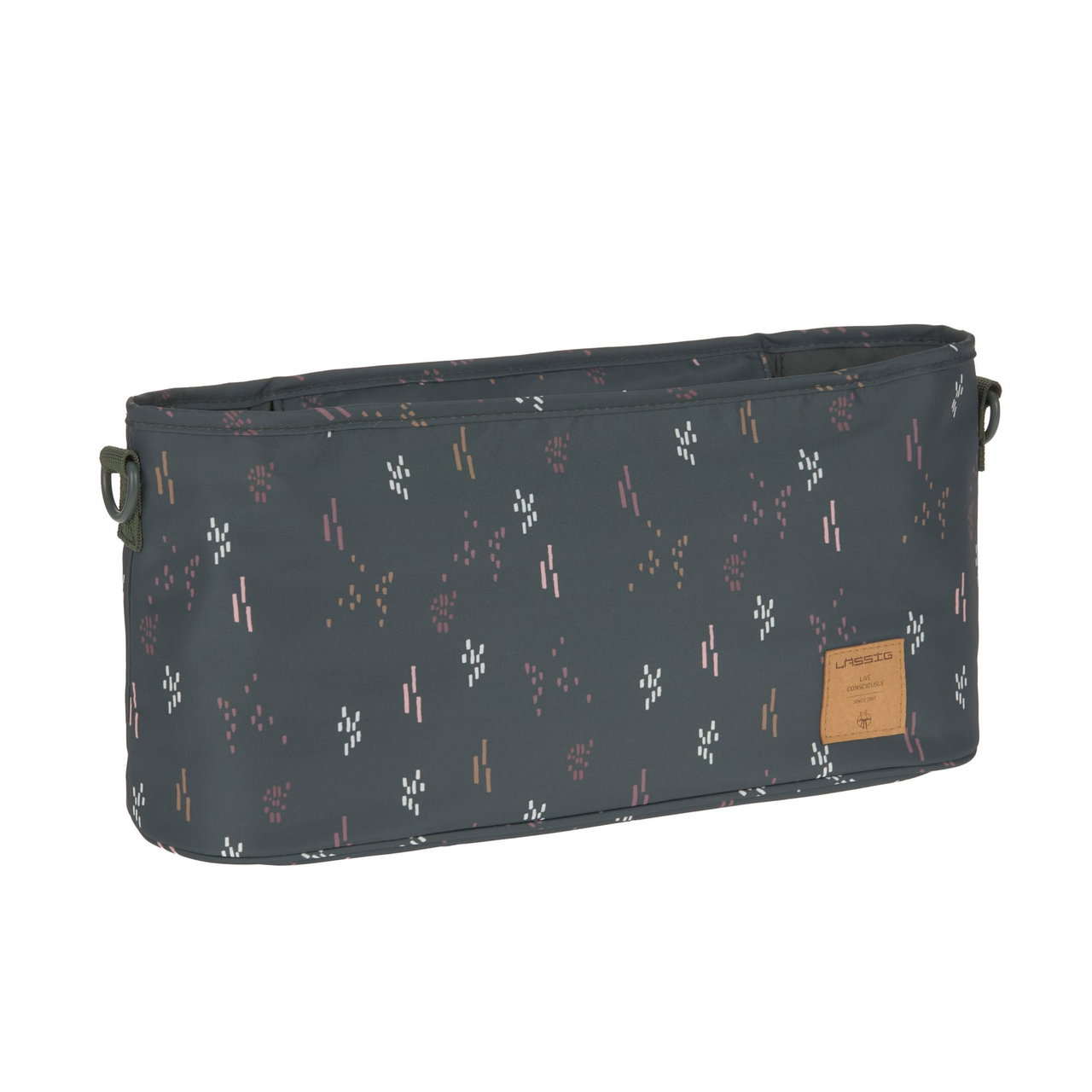 LÄSSIG Organizer Bum Bag Dunkelgrün LÄSSIG Organizer Bum Bag Dunkelgrün