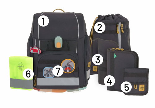 Schultasche, Ranzen, Backpack, Schulrucksack, Vorgarten?