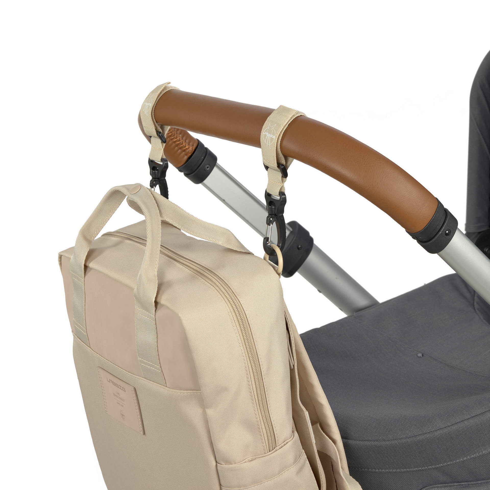 Sac à Langer LÄSSIG Vividal Backpack Anthracite – Matelas à Langer Inclus, Attache Poussette Et Porte-Bouteille Isotherme, Le Compagnon Pratique Et Stylé Pour Parents Modernes !