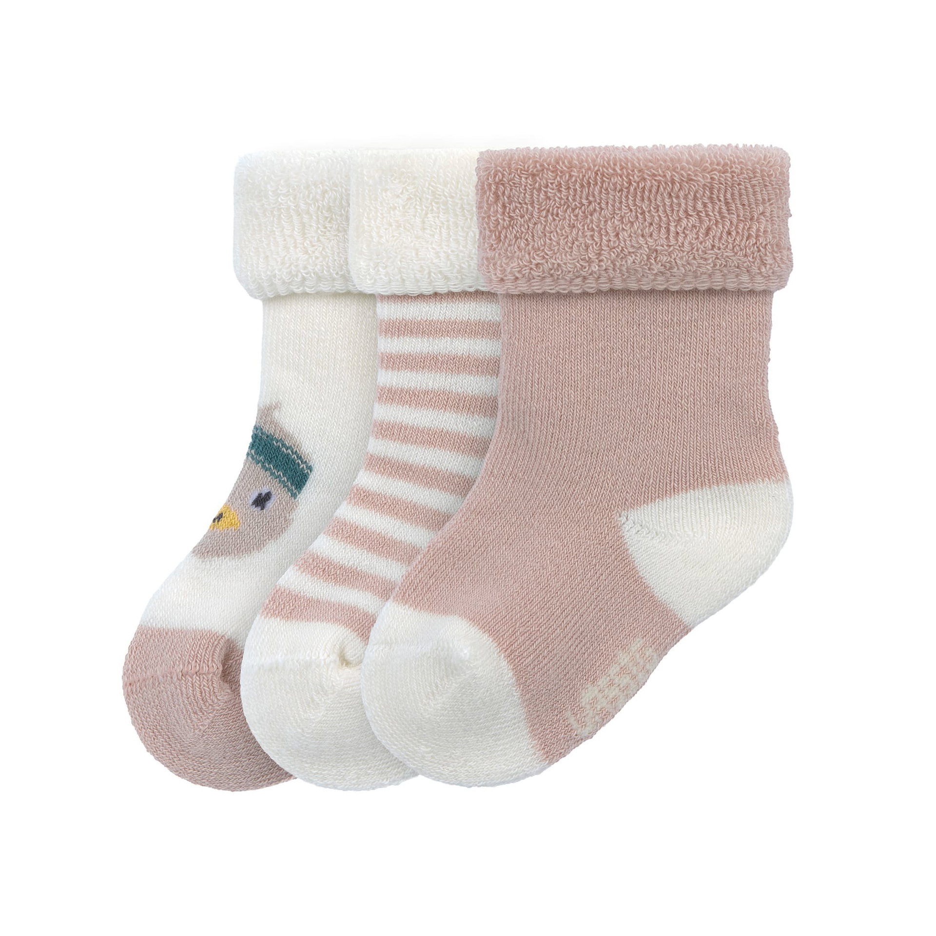 Baby Socken Frottee 3er Set - Bio Baumwolle, Ente, Bekleidung, Strumpfwaren, Socke