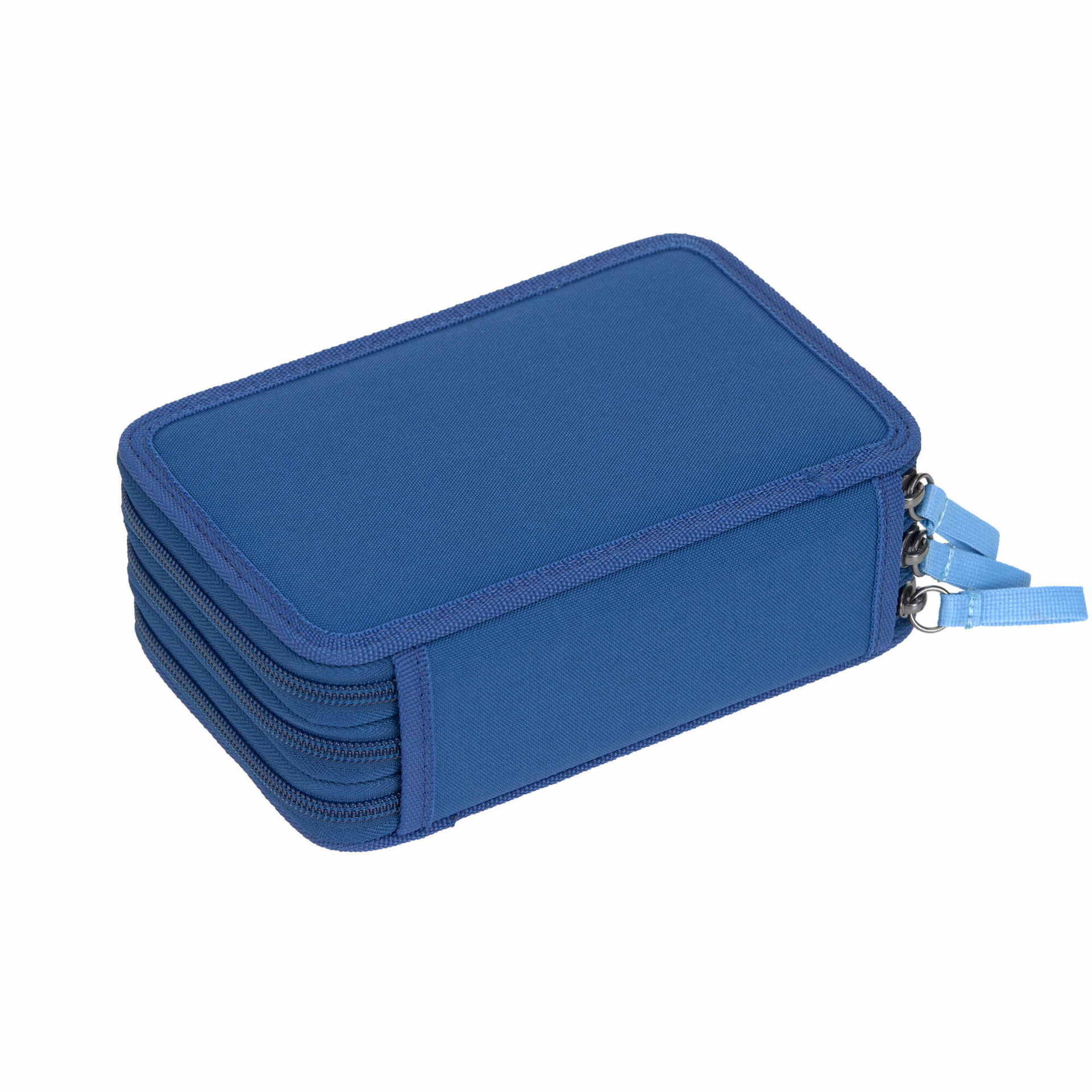 Kulturtasche, Reiseetui, Blau, Reise-Organizer, Mehrfachreißverschluss
