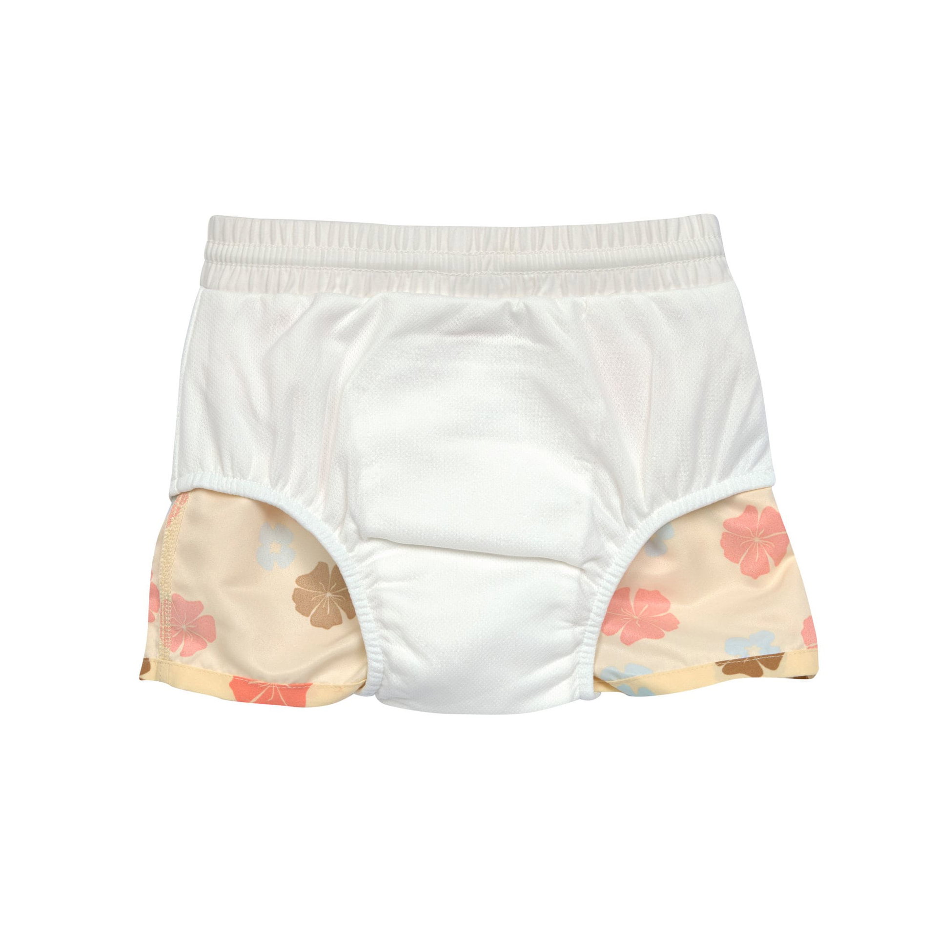 Bild 2 Badehose Baby (mit Windel) - Blumen, Gelb