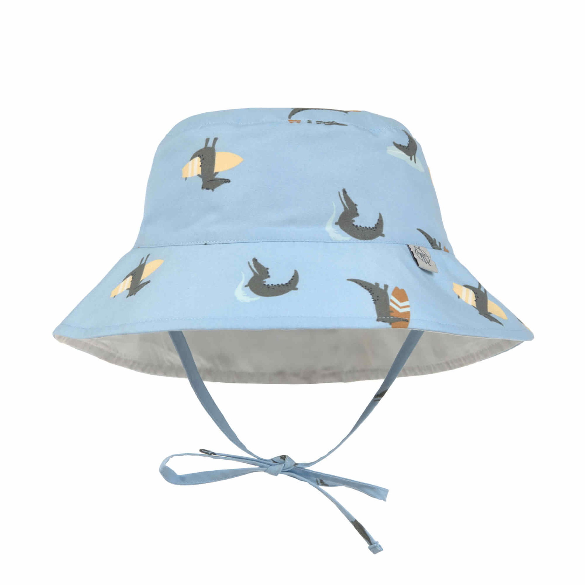 Bild 1 PreOrder 2025 Sun Protection Bucket Hat  Crocodile sky blue