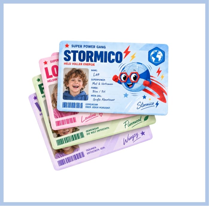 Spielkarten, Lernkarten, Stormico, Multicolor, Kinderkarten