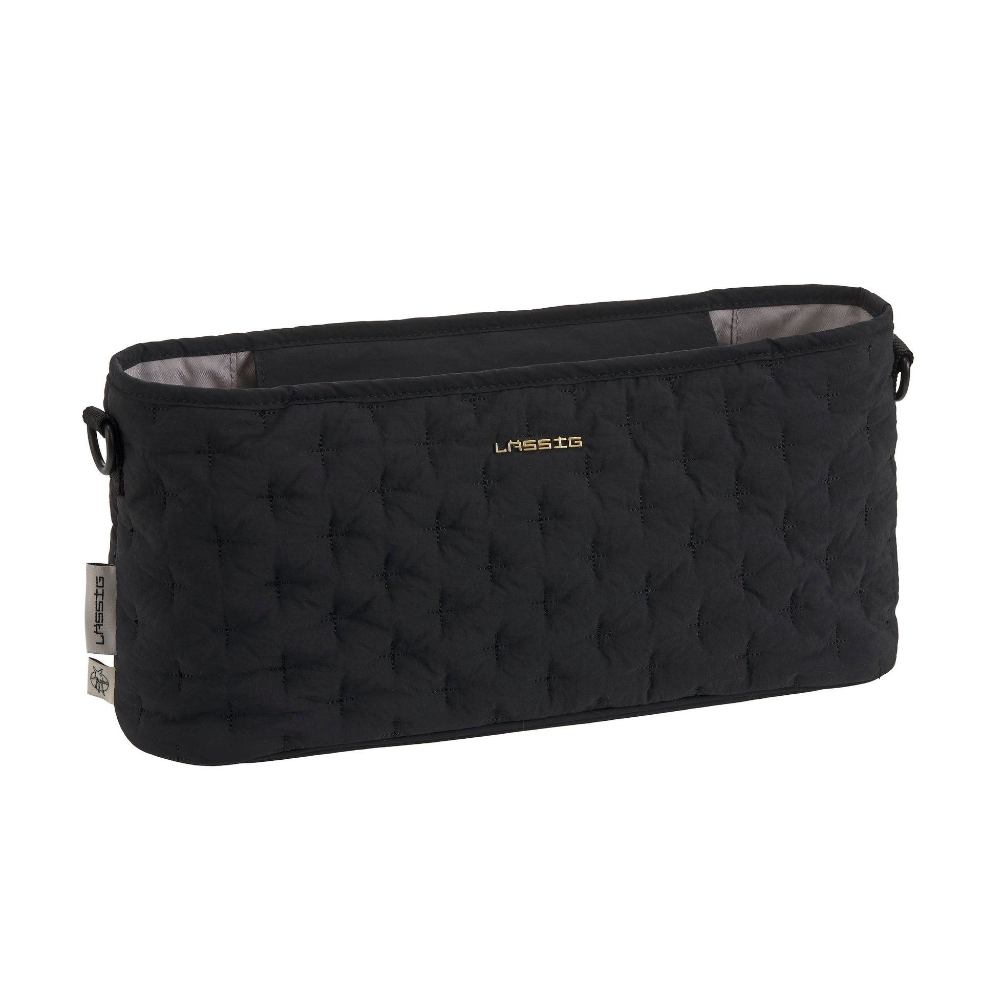 Kinderwagen Organizer gesteppt, Schwarz | Lssig