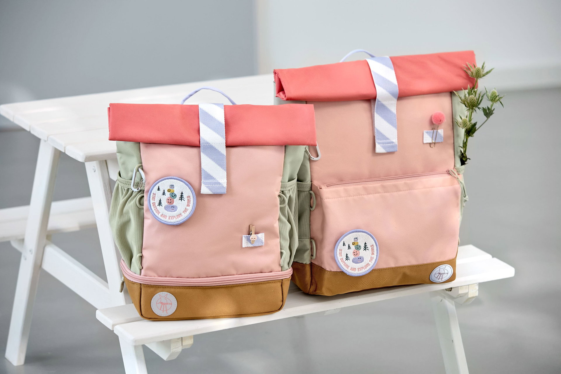 Bild 3 Kinderrucksack Rolltop - Sunny Explorer, Rosa Pink, Tasche, Tragetasche, Zubehör, Handtasche, Erste Hilfe