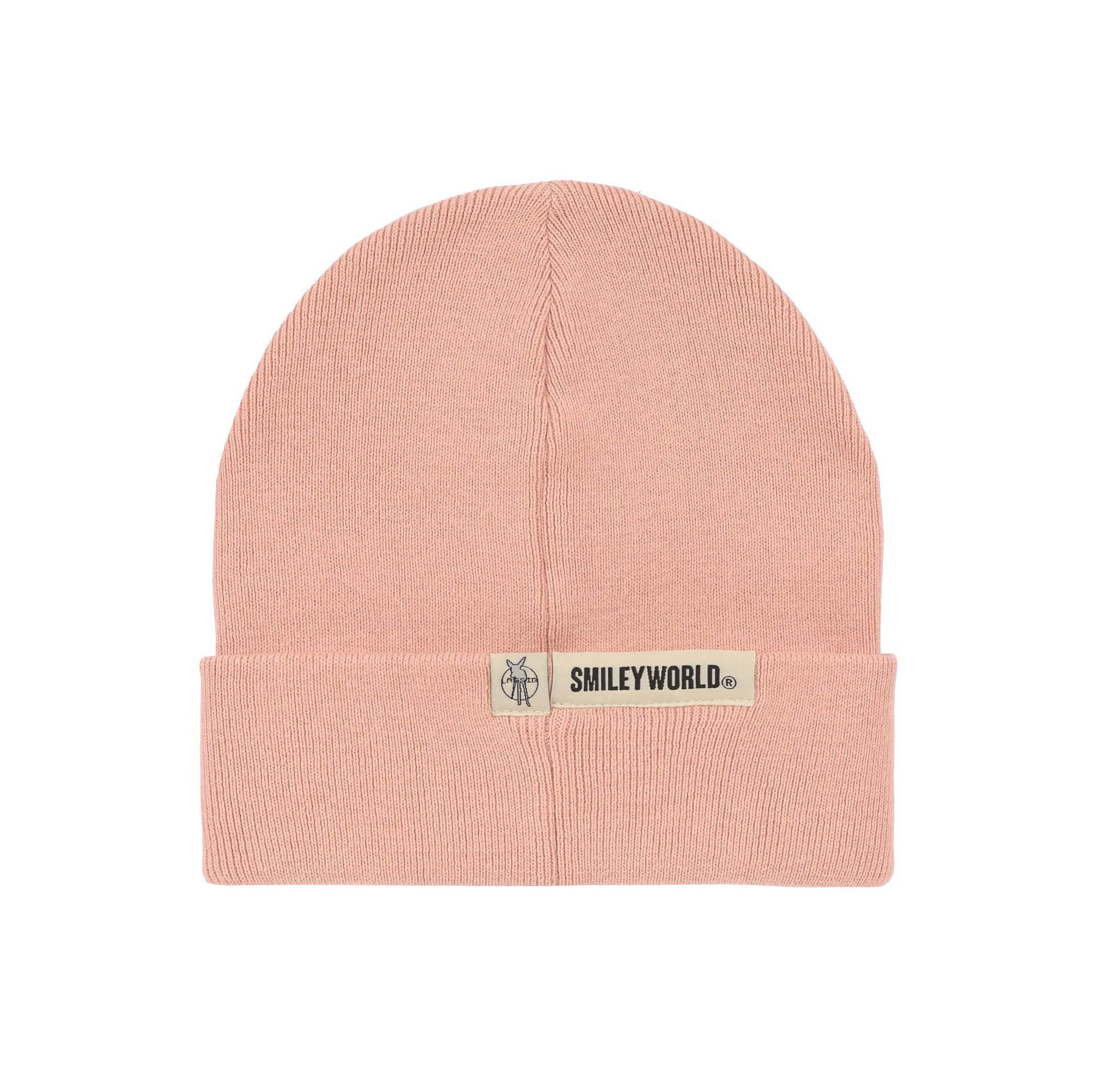 Mütze, Strick, Pink, Rippstruktur, Smileyworld-Label