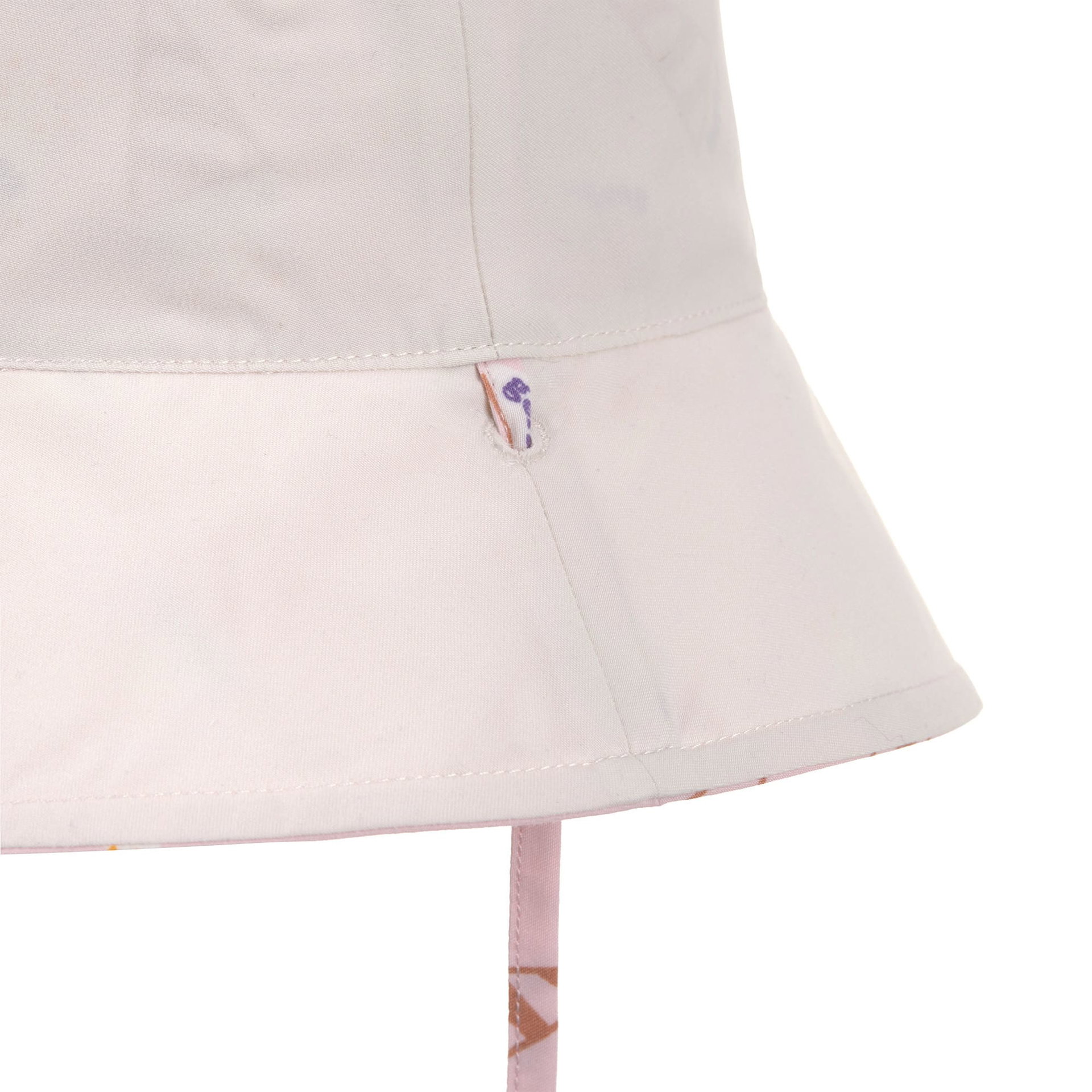 bucket, Hut, helles-pink, Sticknaht, Verstellband