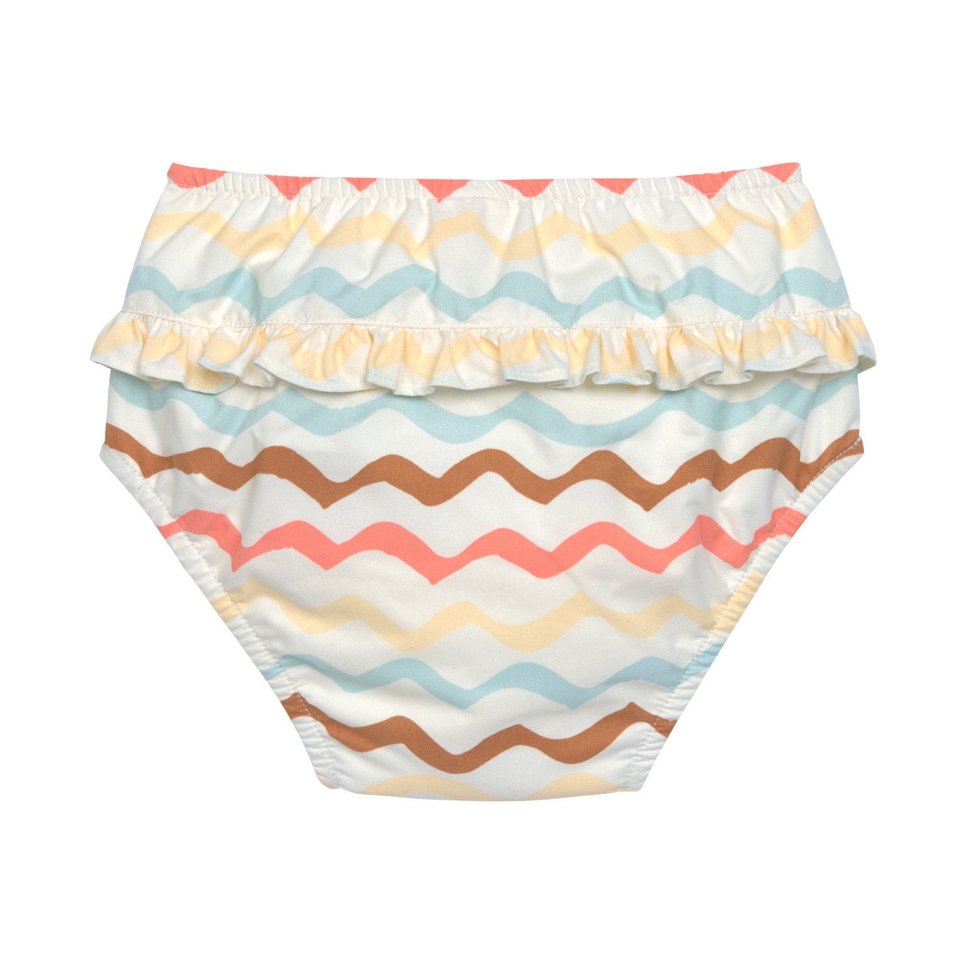 Bild 4 Schwimmwindel Baby - Wellen, Weiß